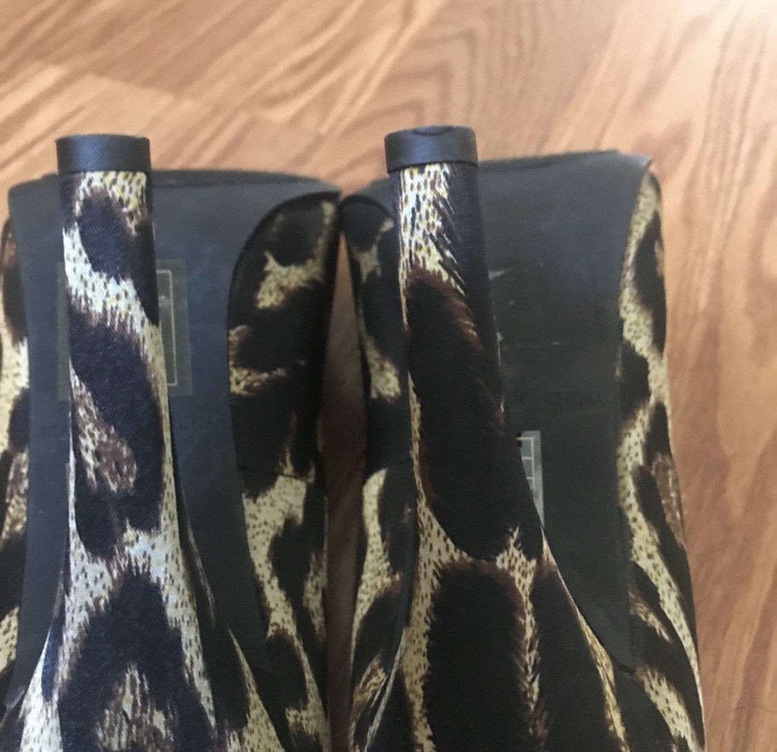 Forever 21 LEOPARD PRINT PUMPS HEELS Size US 8 / IT 38 - 7 Thumbnail