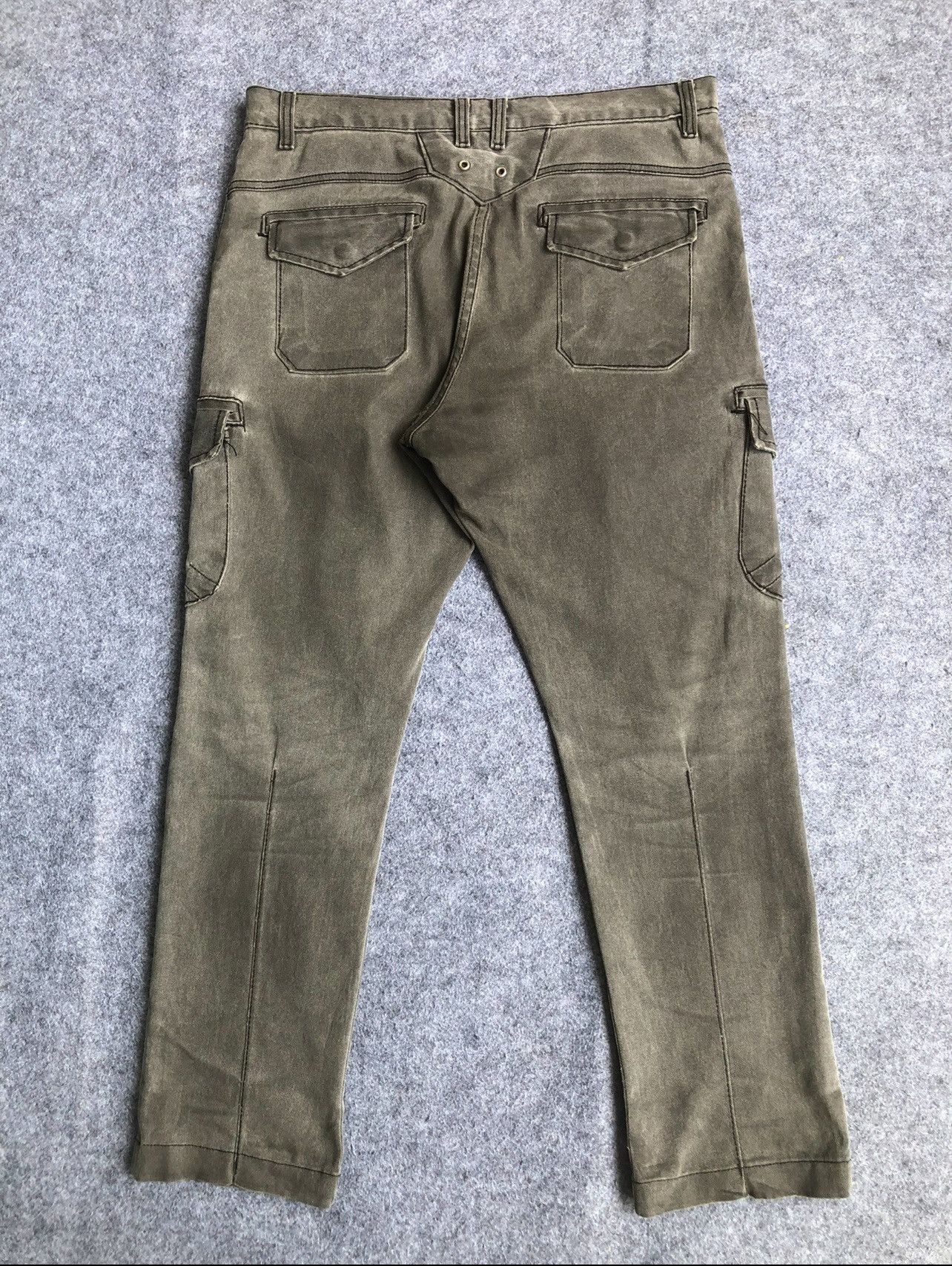 Japanese Brand Rare🔥Vtg Farmers Market Cargo Jeans Pants Multipocket Size US 35 - 2 Thumbnail