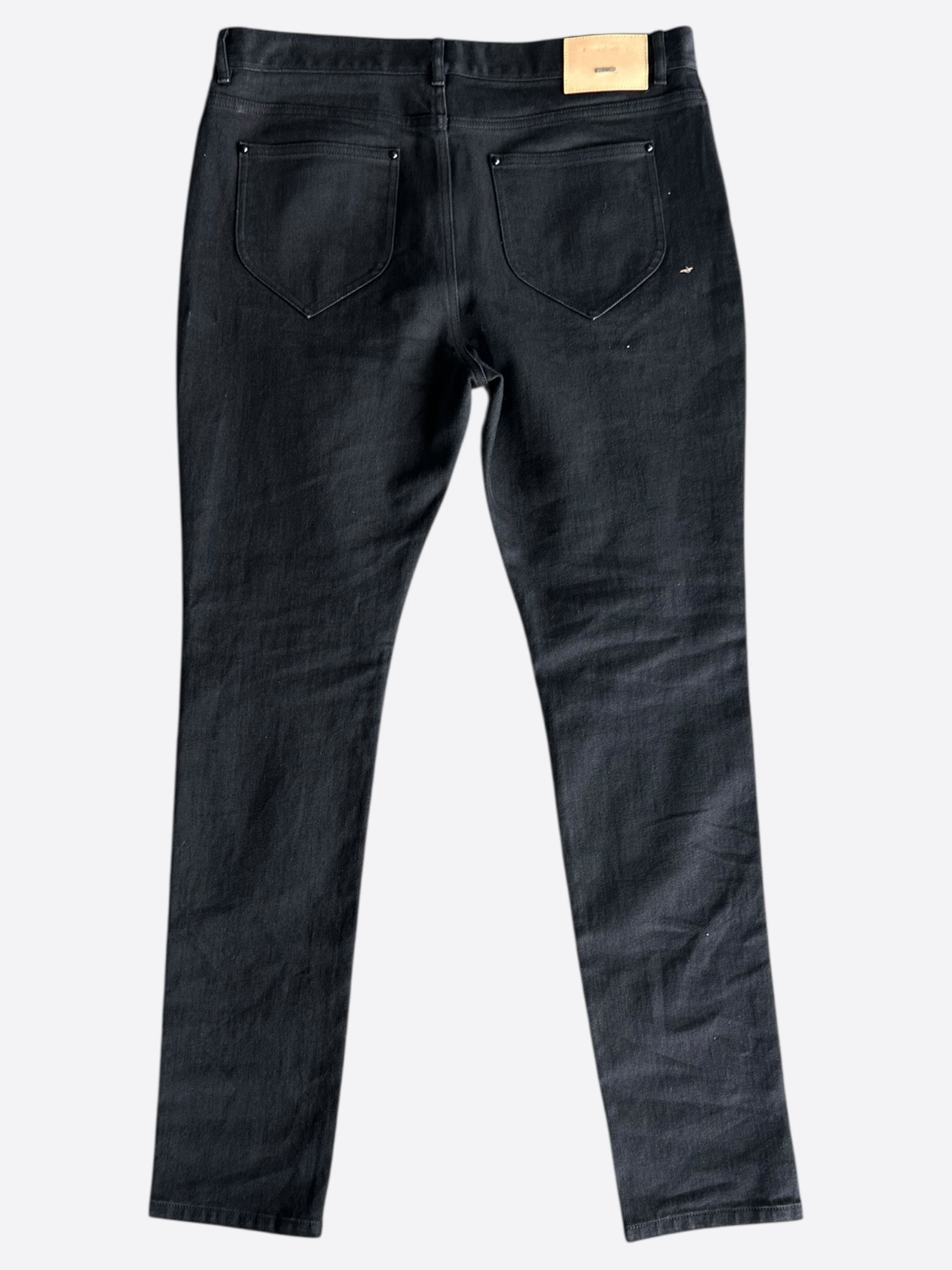 Louis Vuitton Louis Vuitton Black Slim Jeans Size US 36 / EU 52 - 2 Thumbnail