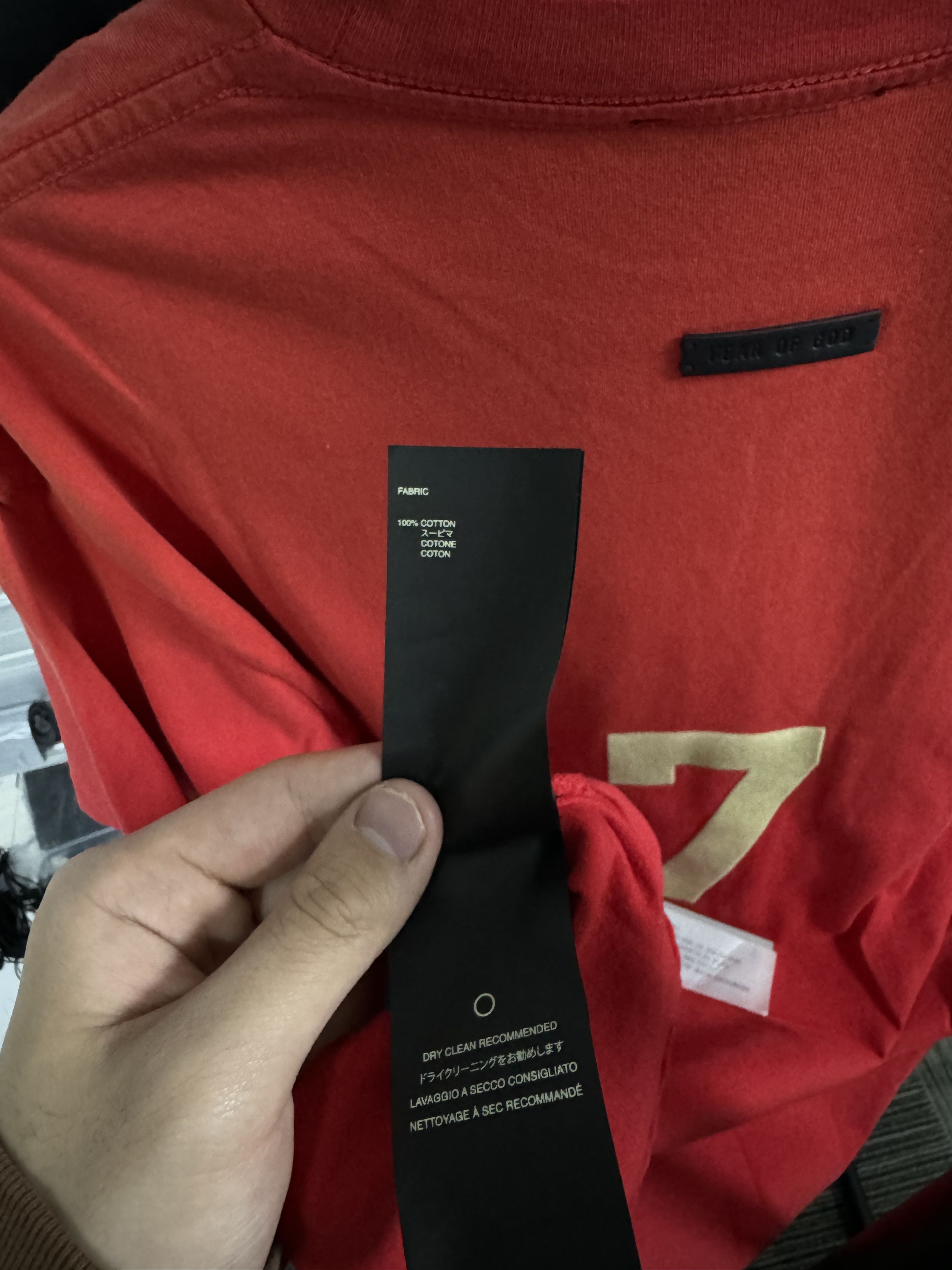 Fear of God Fear Of God 7th Seventh Number Seven Tee 