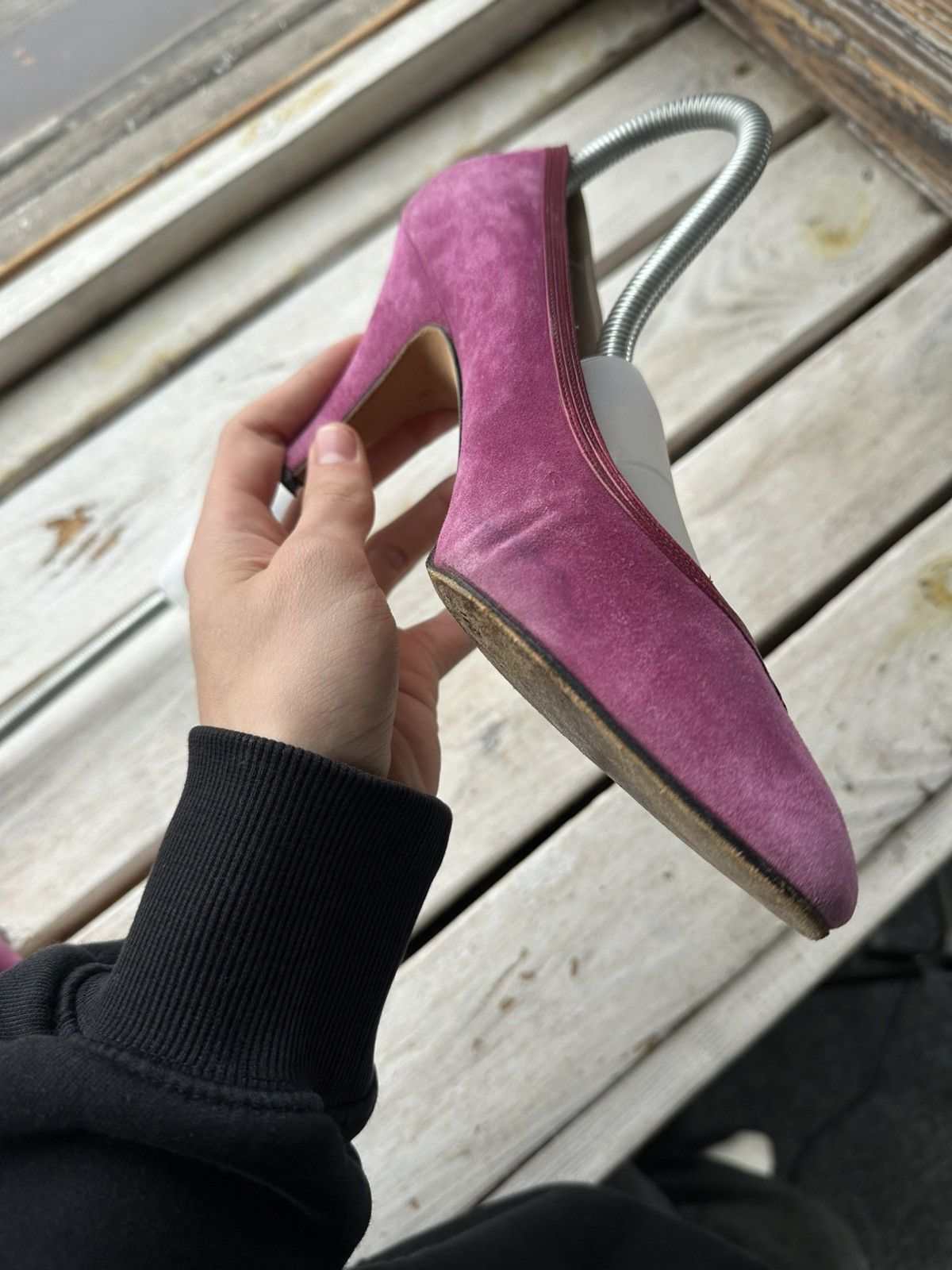 Gucci 🚨ARHIVE GUCCI HEELS LUXURY RARE PINK OLD MONEY Size US 7.5 / IT 37.5 - 17 Thumbnail