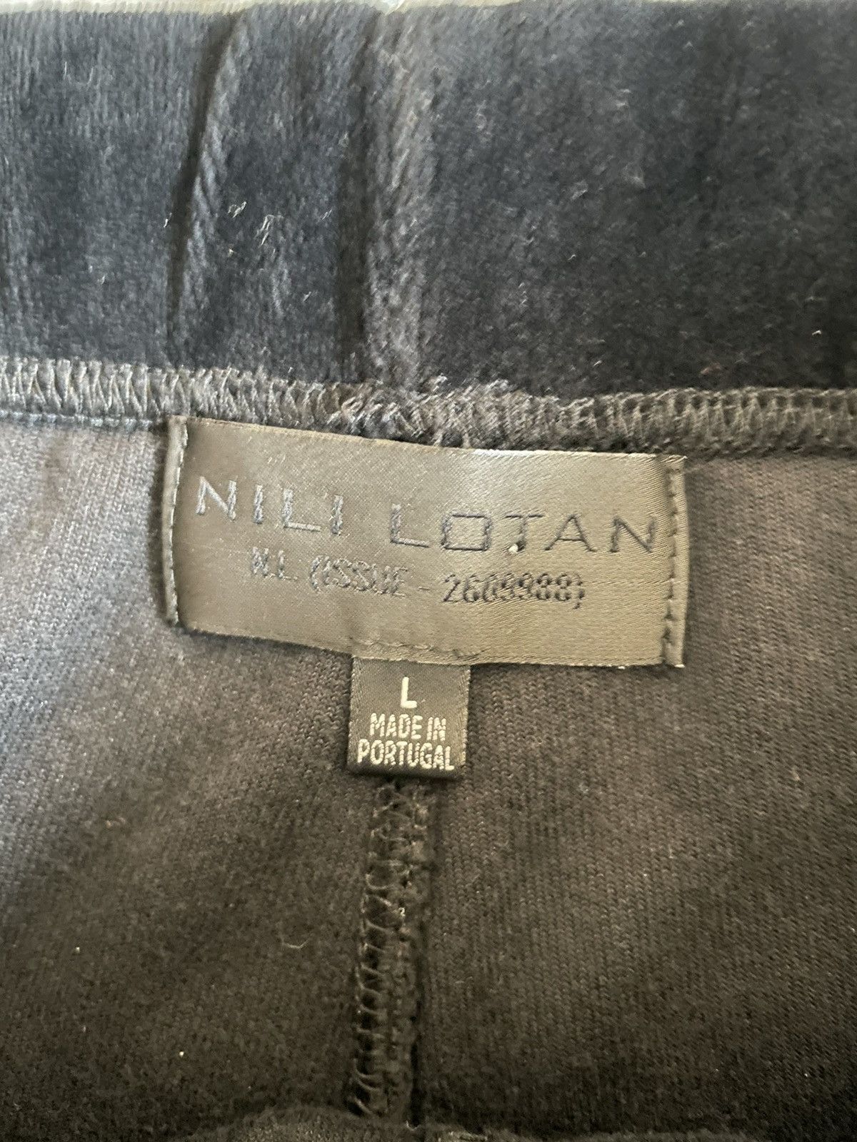 Nili Lotan Daphne Wide Leg Velour Sweatpants Size 30" / US 8 / IT 44 - 5 Thumbnail