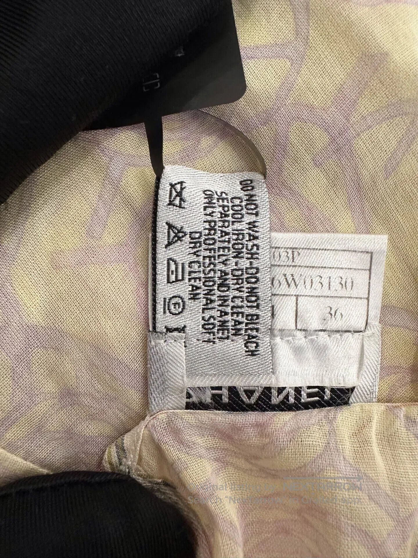 Chanel Chanel Women's Light Yellow Camisole. Size XS / US 0-2 / IT 36-38 - 7 Thumbnail