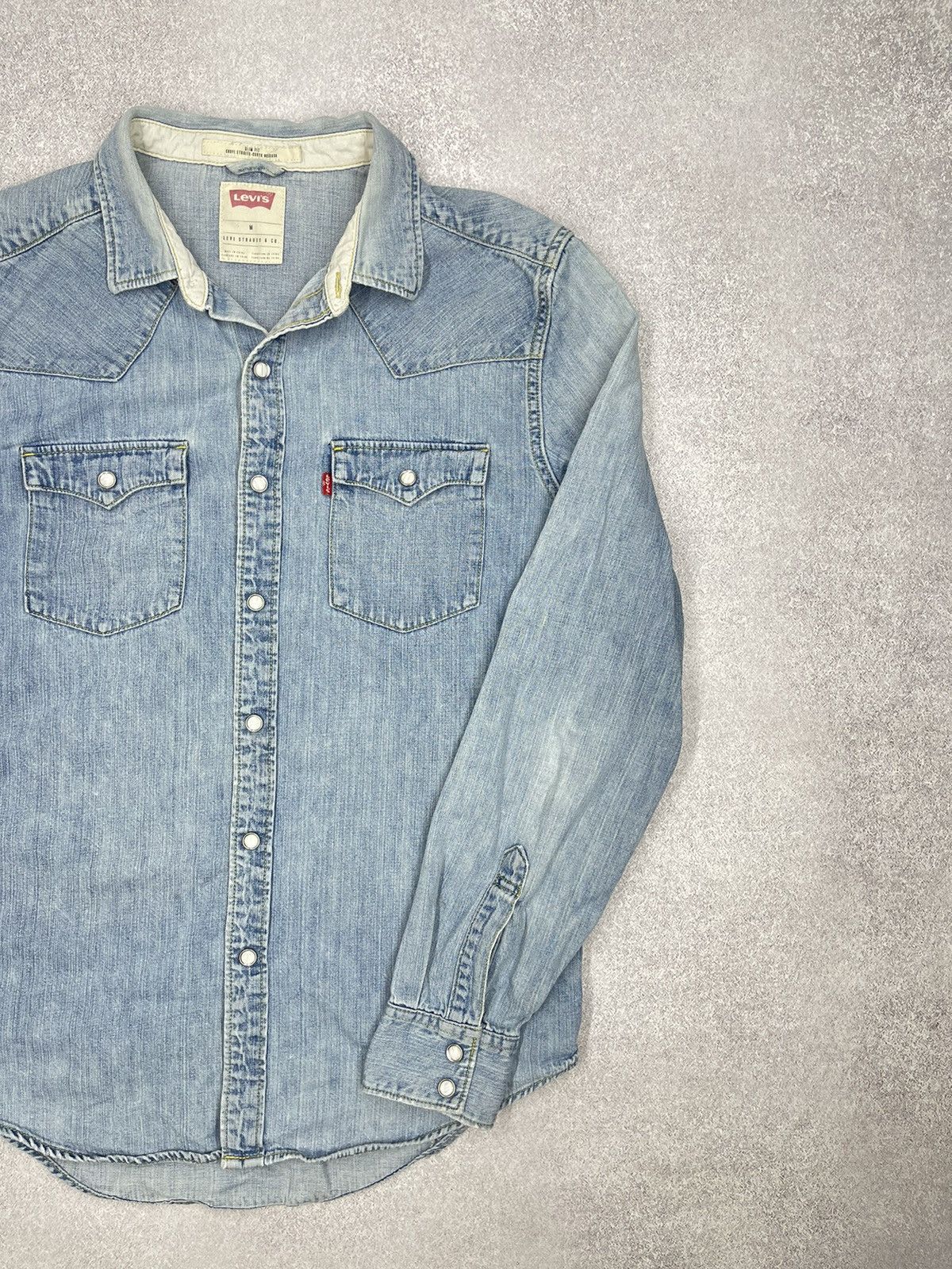 Levi's Vintage Levis Strauss Denim Shirt Blue Y2K USA Size M Size US M / EU 48-50 / 2 - 3 Thumbnail