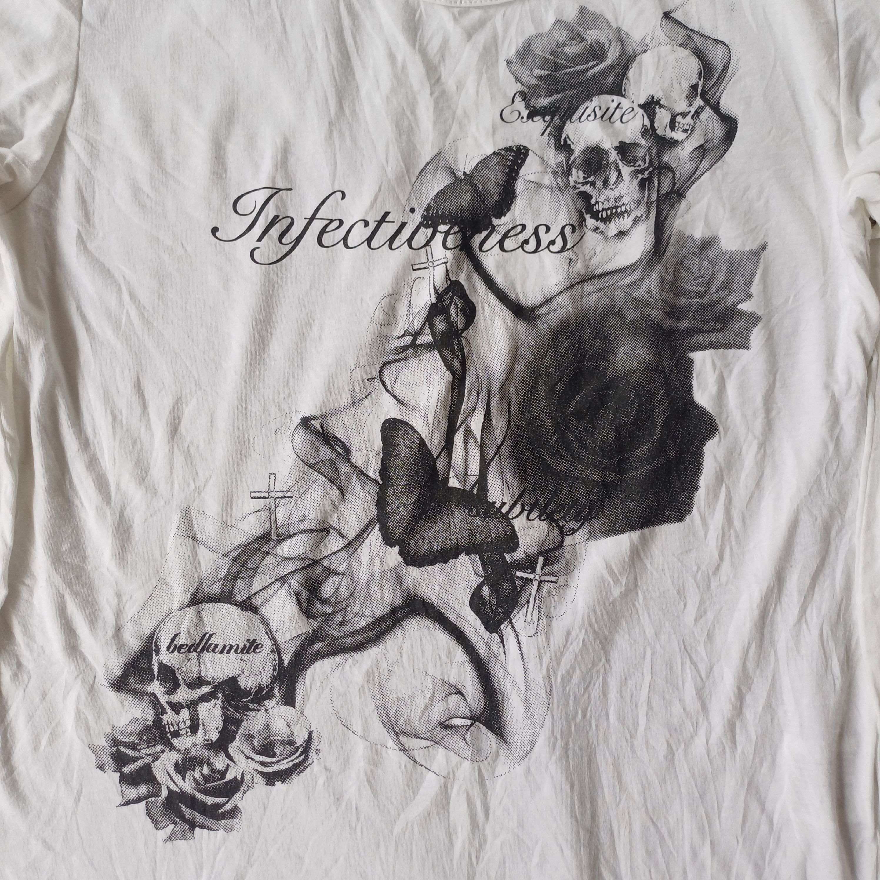 If Six Was Nine × KMRii × Seditionaries Beaumere Skulls Longslevee Tee Size US L / EU 52-54 / 3 - 3 Thumbnail