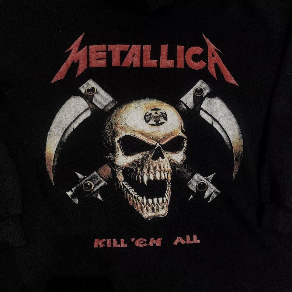 Band Tees × Metallica × Vintage Vintage 1998 Metallica Kill ‘Em All Kulak Design Hoodie Size US L / EU 52-54 / 3 - 5 Thumbnail