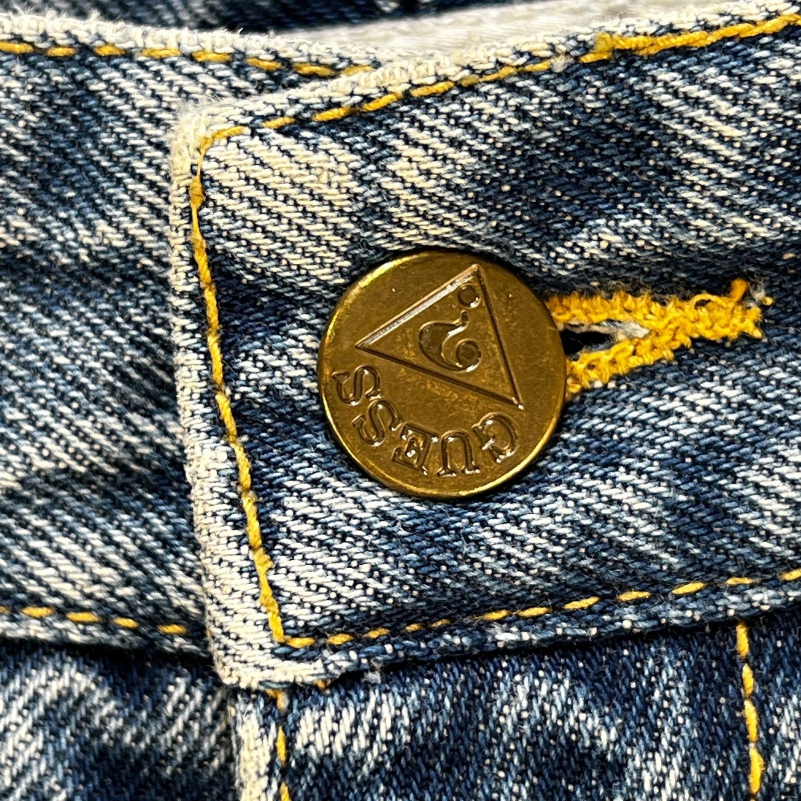 Guess × Vintage Vintage 80s Guess? Jeans George’s Marciano Blue Denim Size 31" - 3 Thumbnail