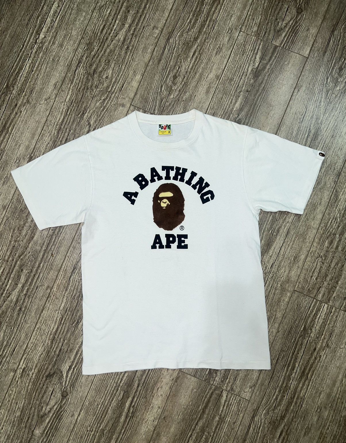 Bape College Tee Size US M / EU 48-50 / 2 - 1 Thumbnail