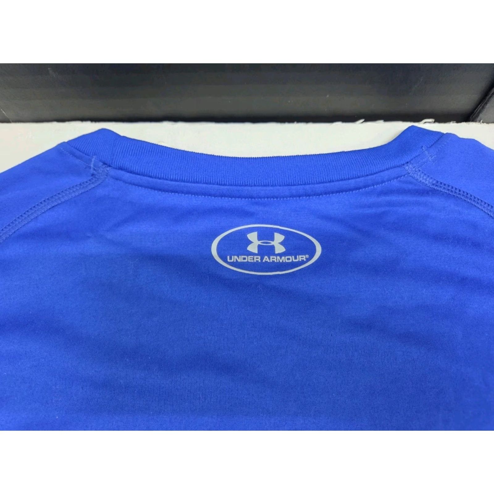 Under Armour NWT Under Armour HeatGear KC Royals Spring Training T Shirt XL Mens Blue/White Signed Logo Crew Neck Short Sleeve Sports All Seasons Moisture Wicking Size US XL / EU 56 / 4 - 7 Thumbnail