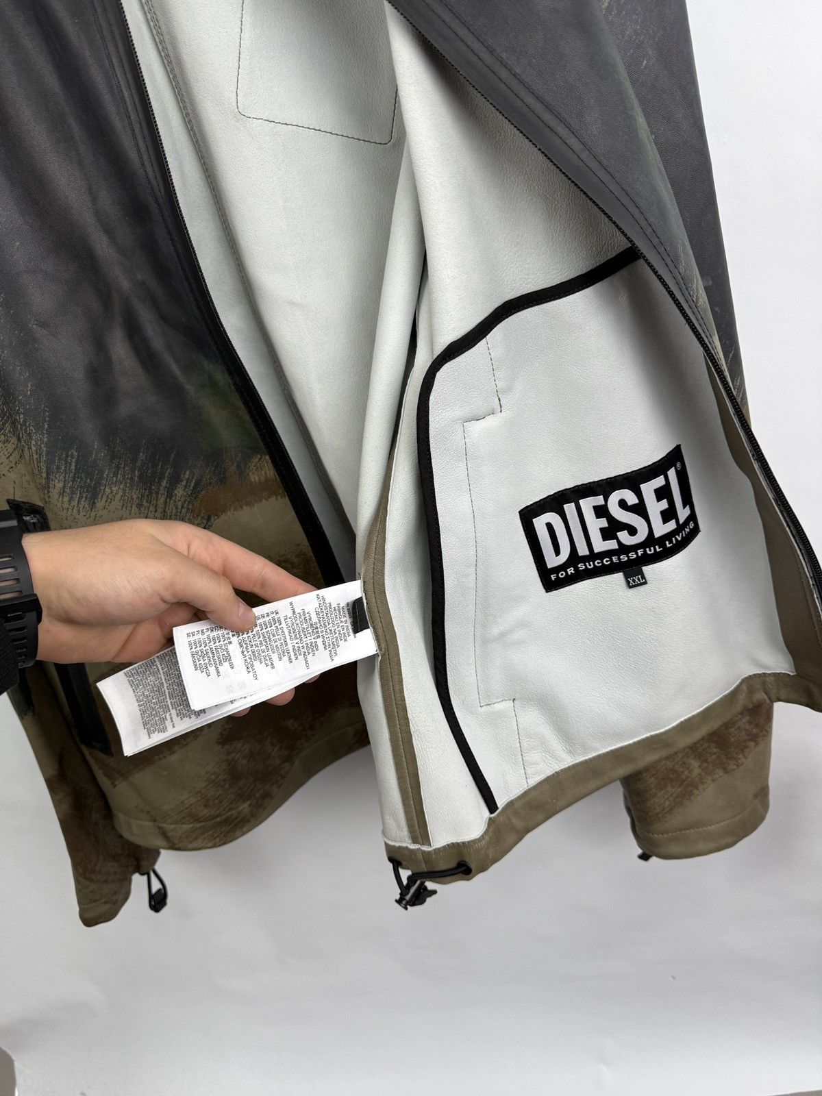 Diesel ❗️NEW 🇺🇸 Diesel J-Grant Sheepskin Leather Jacket Rare NWT Size US XXL / EU 58 / 5 - 13 Thumbnail