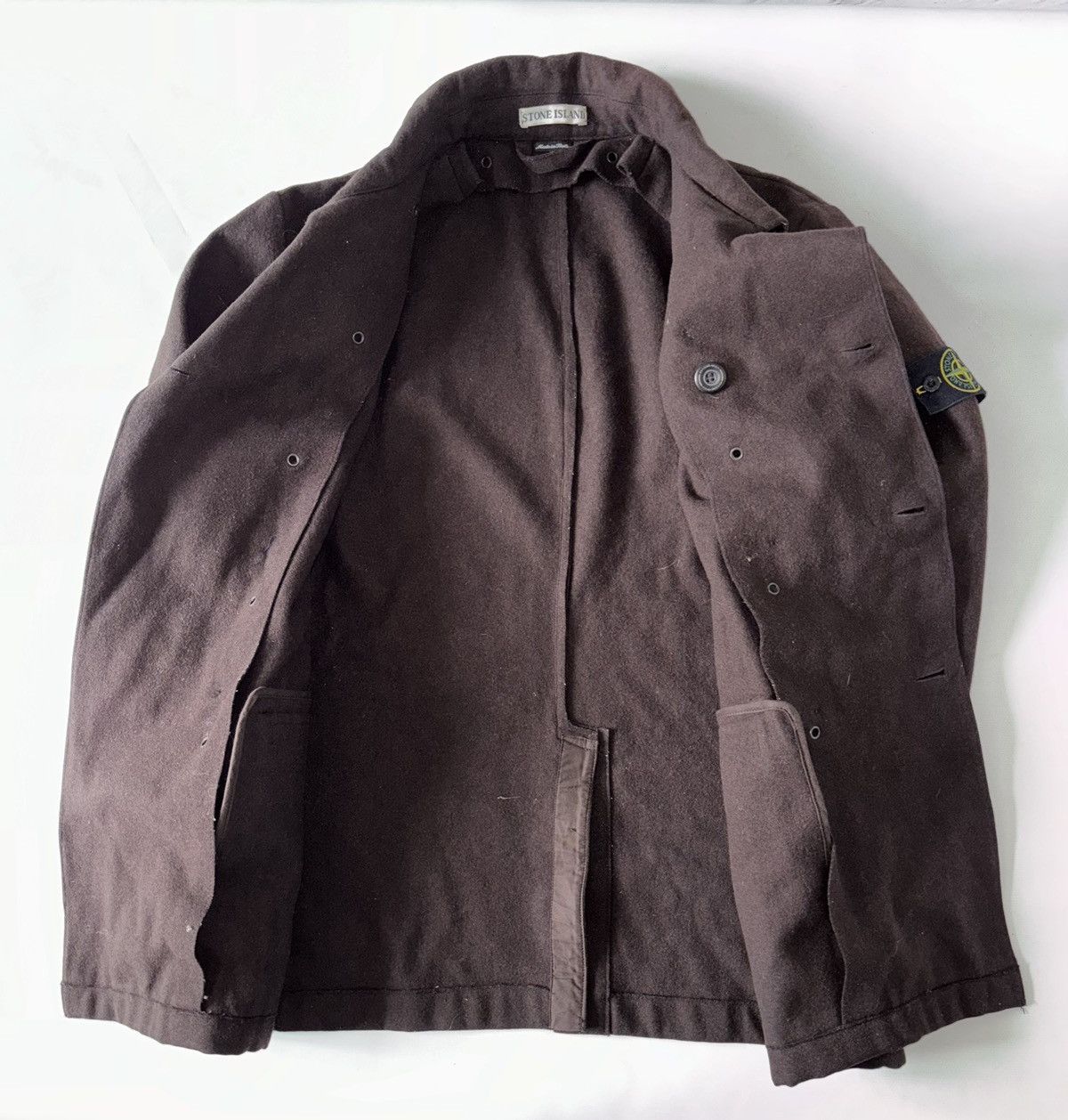 Stone Island Vintage Stone Island Sailor Wool Coat Size US L / EU 52-54 / 3 - 2 Thumbnail