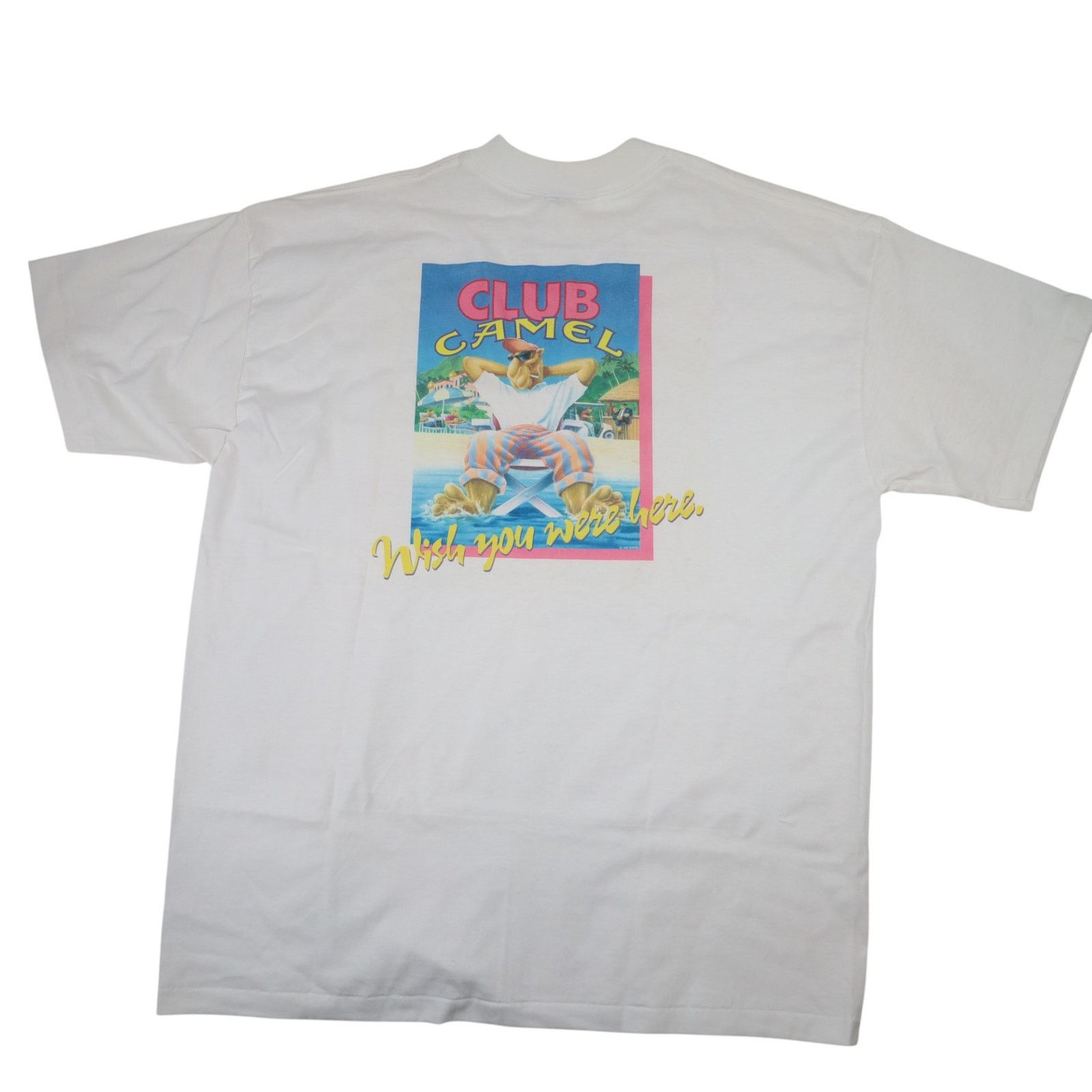 Camel Vintage 90s Camel Cigarettes Club Graphic T Shirt Size US XL / EU 56 / 4 - 1 Thumbnail
