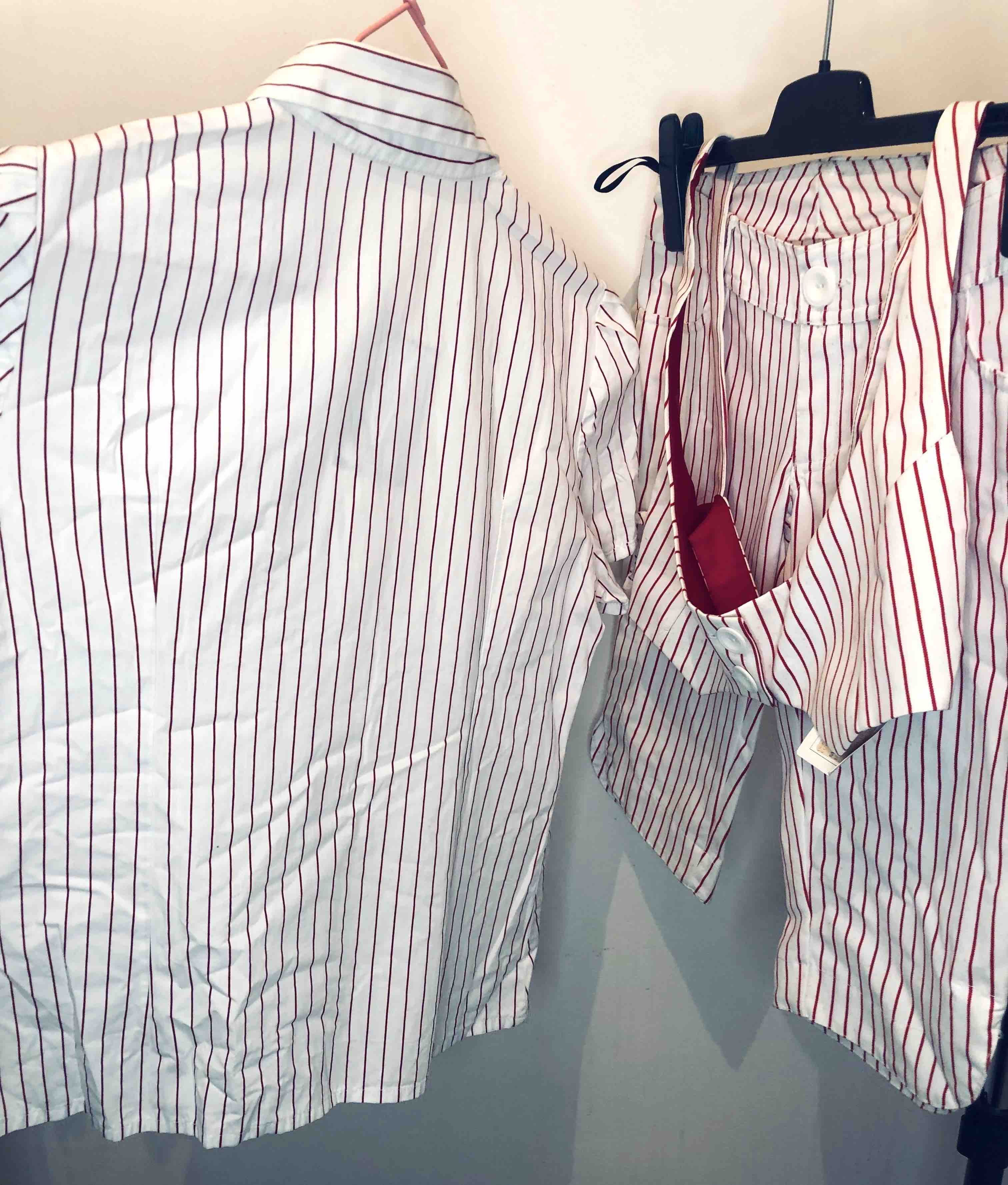 Vintage Complete Bodysuit White/Red Size M / US 6-8 / IT 42-44 - 5 Thumbnail