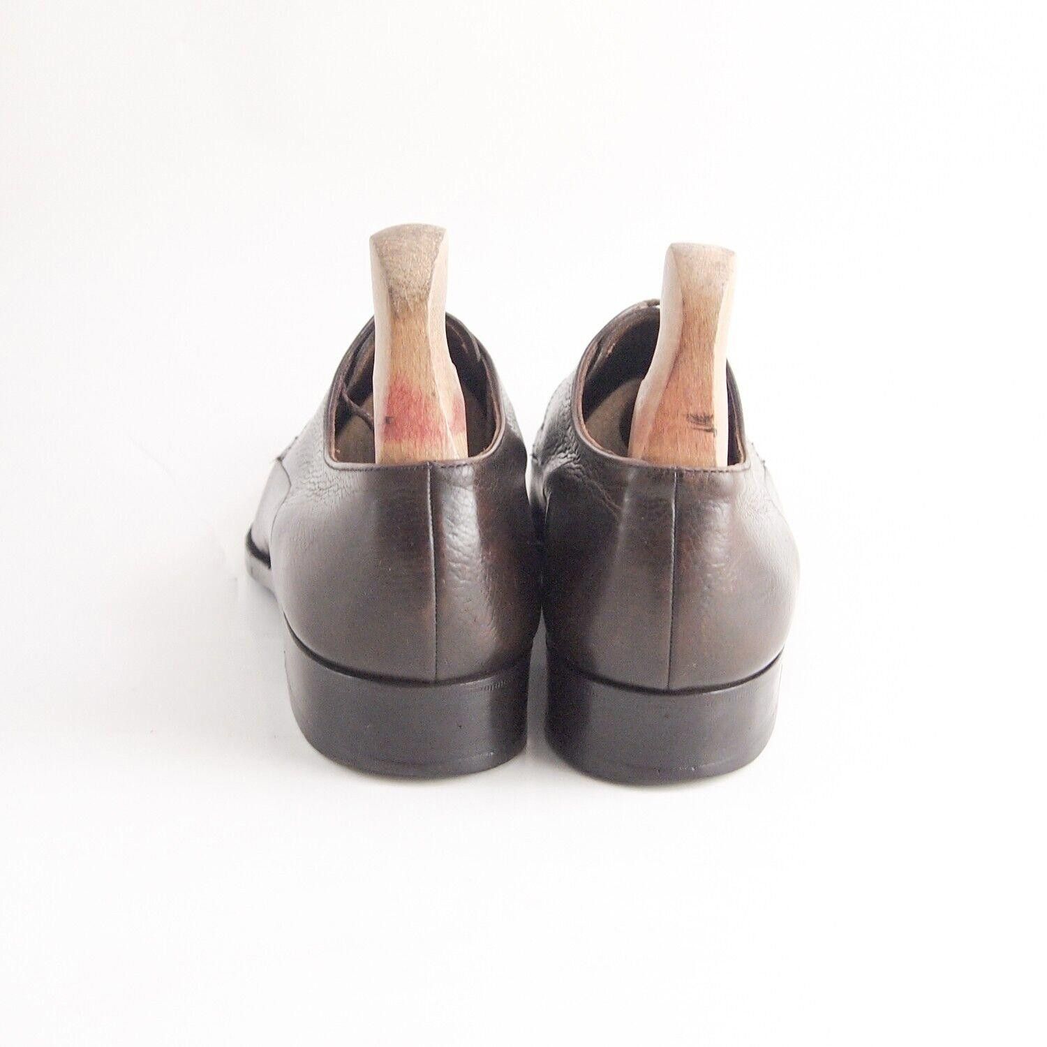 Bally Bally Derby Oxfords Brown Leather Mens EU 41 US 8 Size US 8 / EU 41 - 6 Thumbnail