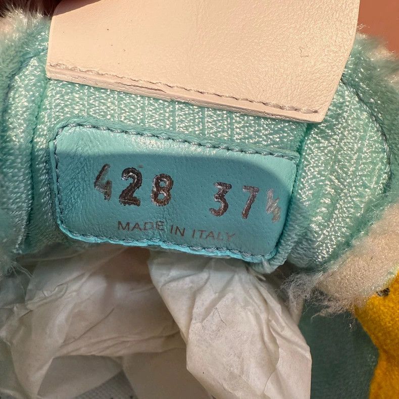 Miu Miu miu miu size 37.5 25ss Candy Color Nylon Paneled Suede Snea Size US 5 / EU 37 - 6 Thumbnail
