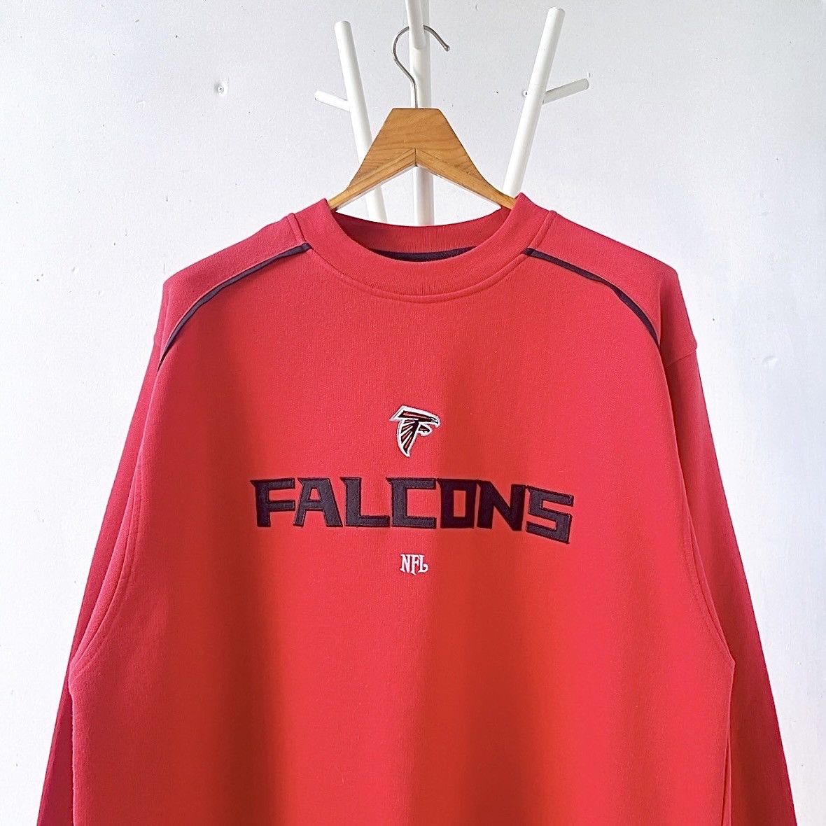 Nike × Vintage 90s Atlanta Falcons NFL sweatshirt/ L Size US L / EU 52-54 / 3 - 3 Thumbnail