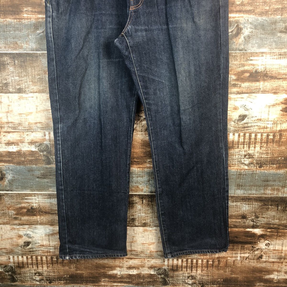 Japanese Brand DL Real Standard Blue Denim Pants #C269 Size US 35 - 6 Thumbnail