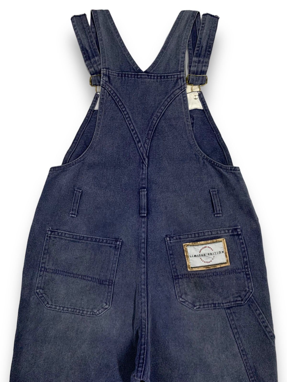 Warehouse Vintage Japanese Brand Limited Edition Faded Denim Overalls Size 31" - 13 Thumbnail