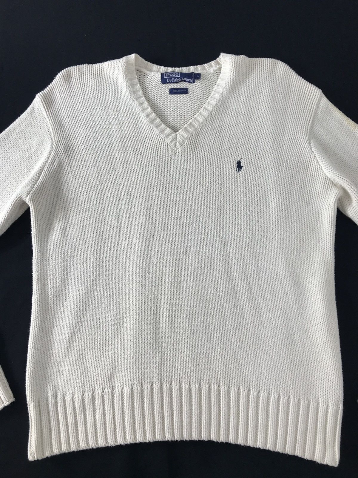 Polo Ralph Lauren Polo by Ralph Lauren V Neck Knit Sweater Embroidery Logo Size M / US 6-8 / IT 42-44 - 3 Thumbnail