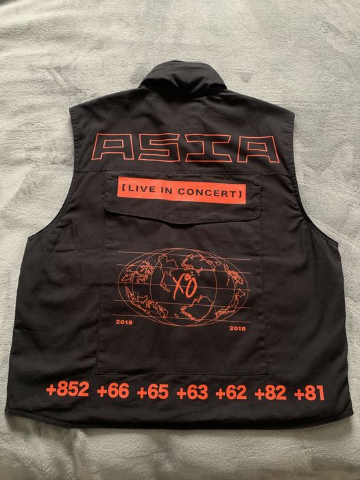 The Weeknd The Weeknd XO Asia Tour Ranger Vest Grailed