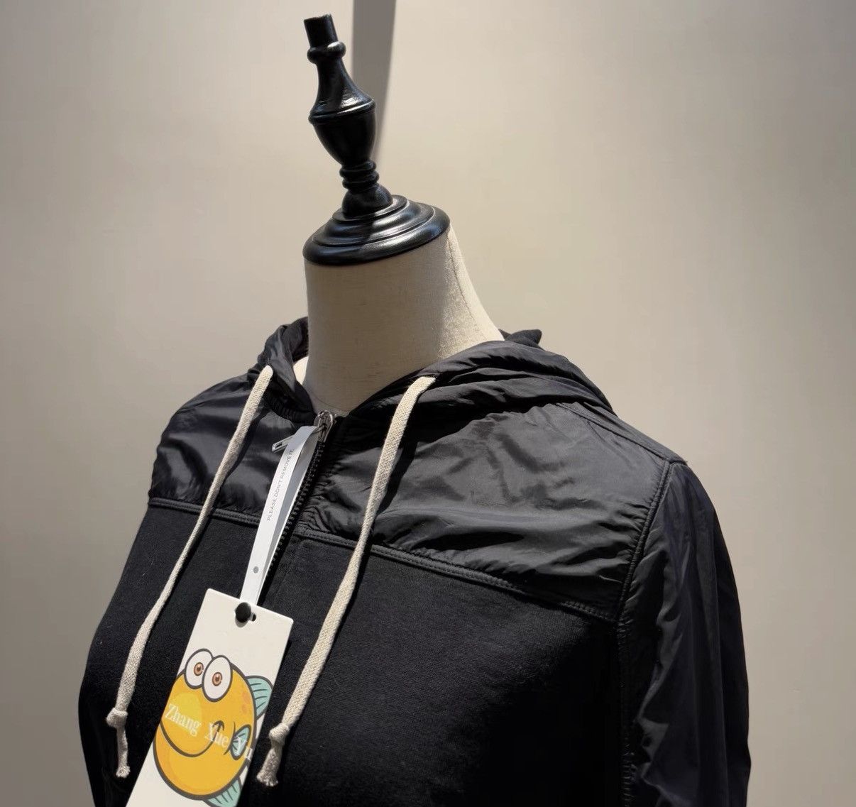 Rick Owens Rick Owens Mainline 20SS Hooded Zip-Up Drawstring Sweatshirt Size US M / EU 48-50 / 2 - 2 Thumbnail