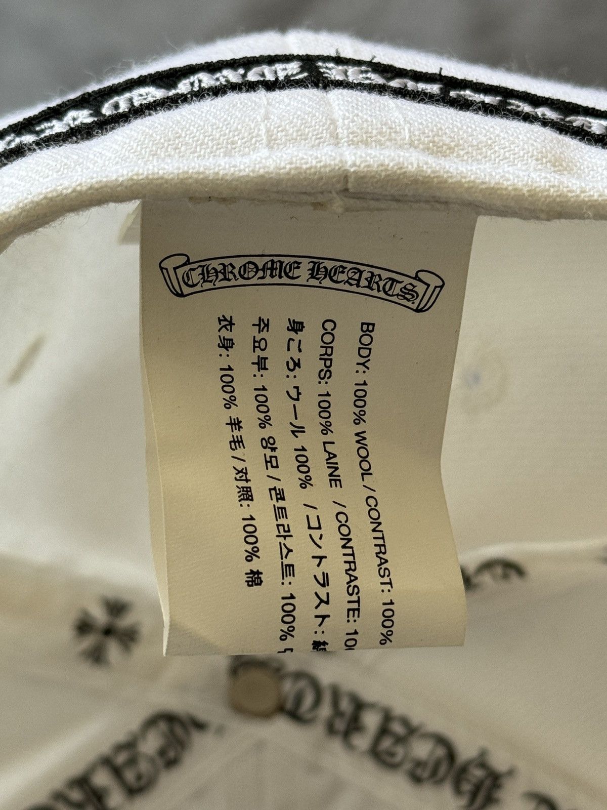 Chrome Hearts Rare White CH Chrome Hearts cap Size ONE SIZE - 5 Thumbnail