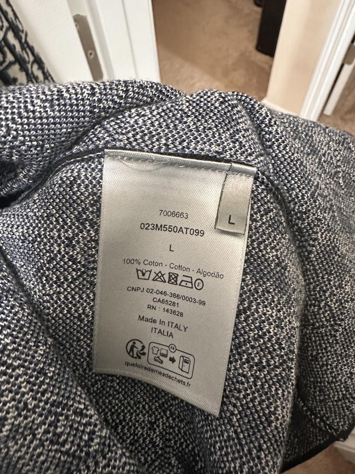 Dior Dior Long Sleeve Size ONE SIZE - 5 Thumbnail