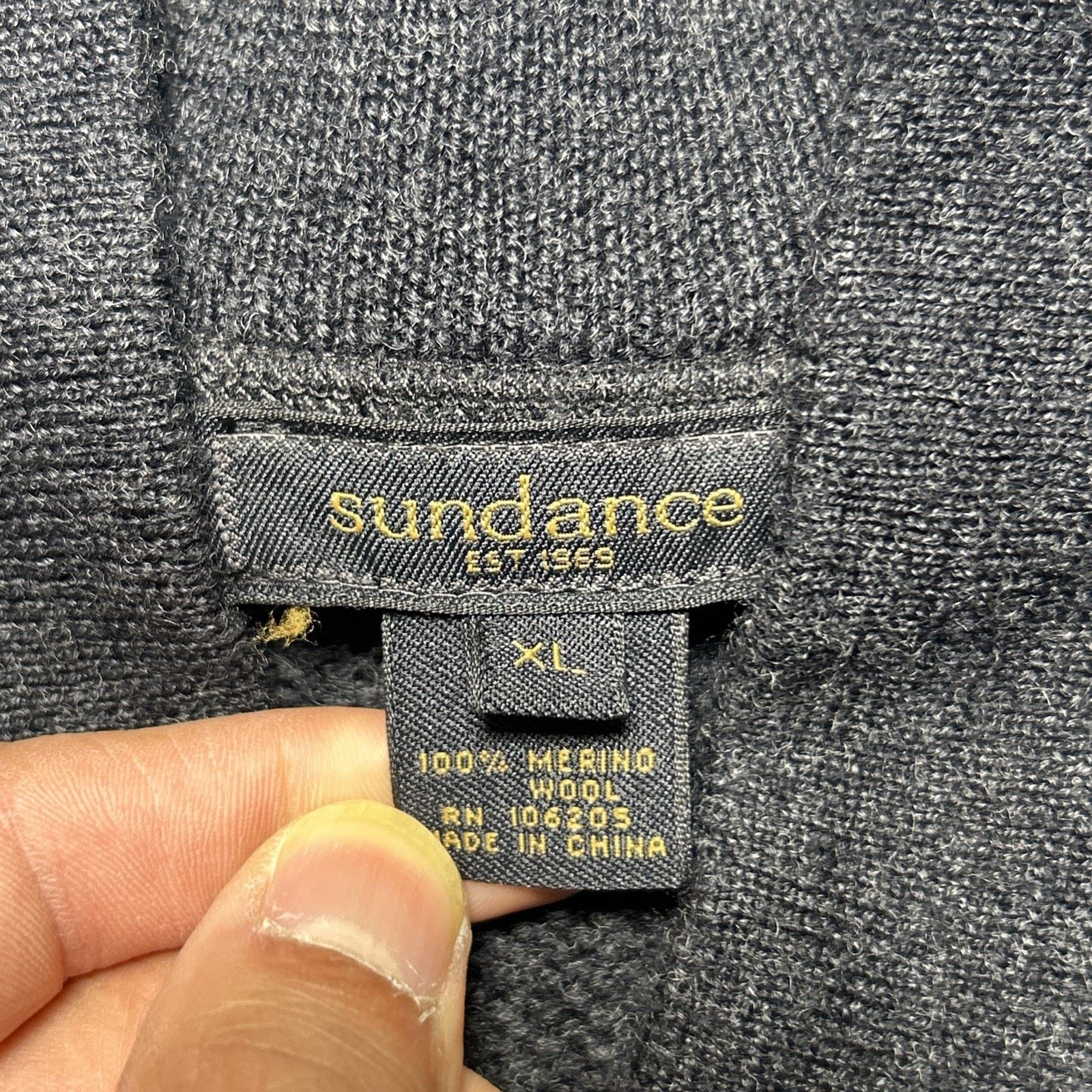 Eddie Bauer SunDance Merino Wool Henley Knit Sweater Mens XL Band Button Size US XL / EU 56 / 4 - 2 Thumbnail