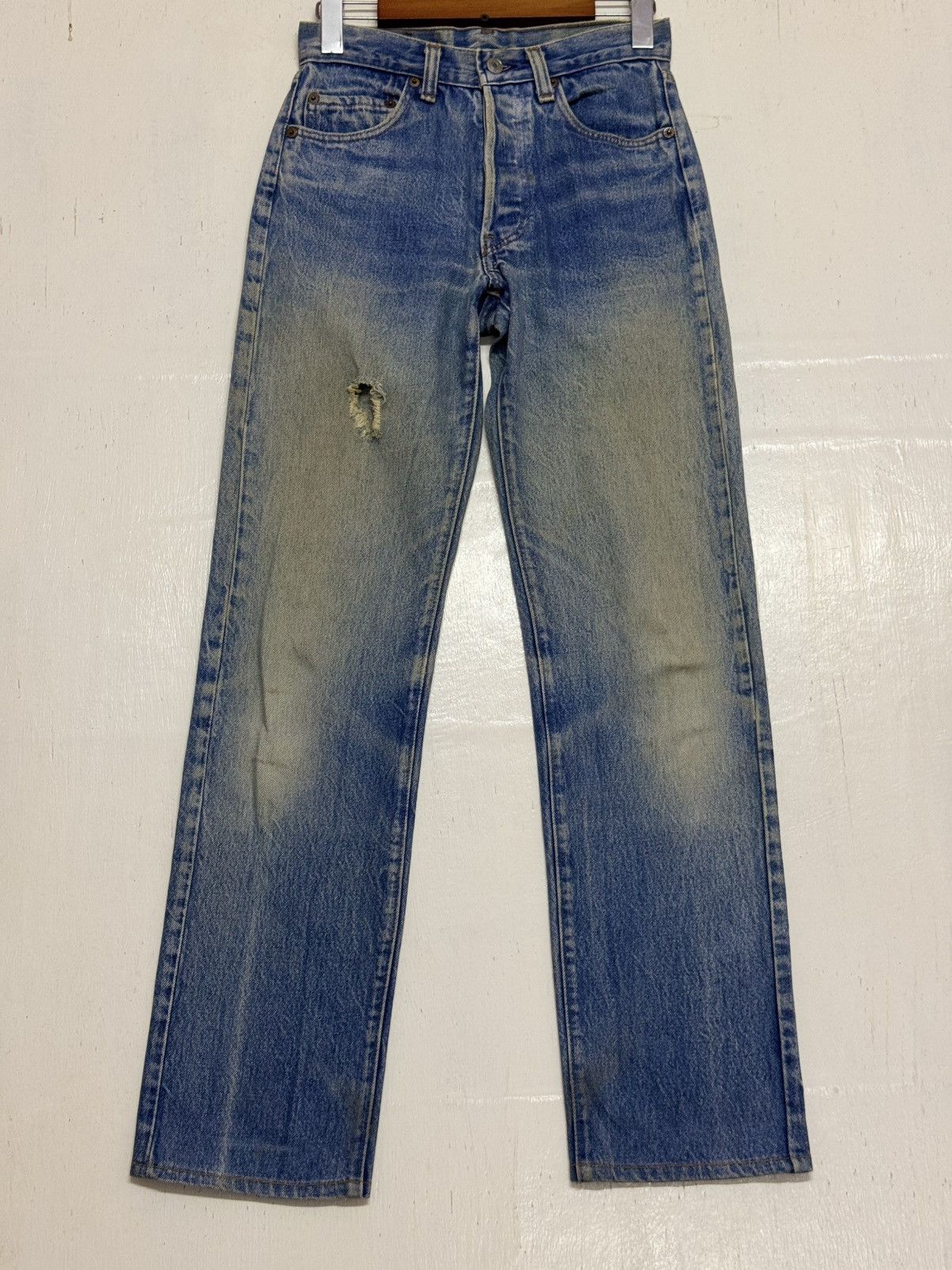 Levi's × Vintage Vintage Levis 501 Distress Denim Size 28" / US 6 / IT 42 - 3 Thumbnail