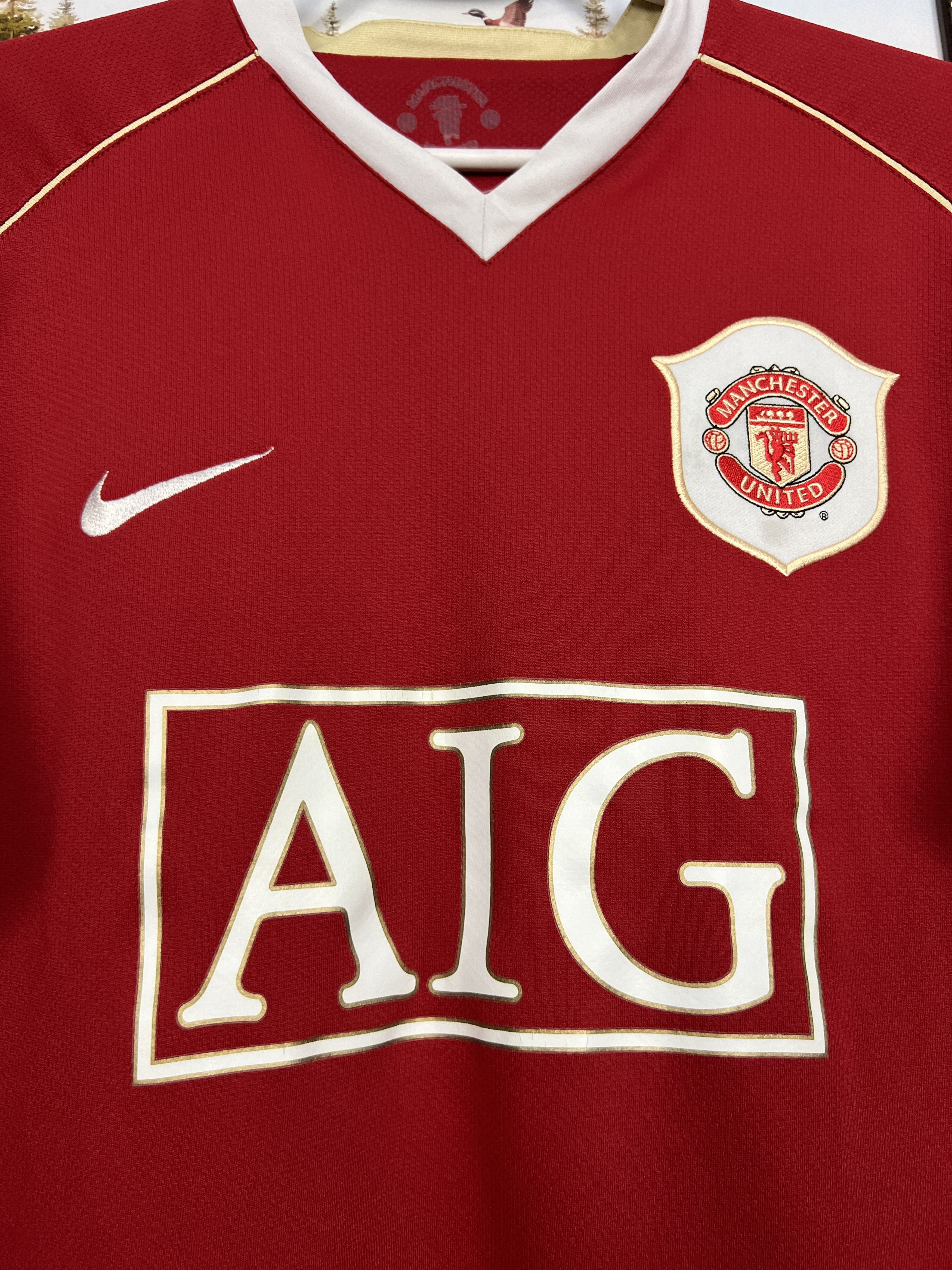 Nike Manchester United Home football shirt 2006 Soccer Nike Size US M / EU 48-50 / 2 - 3 Thumbnail