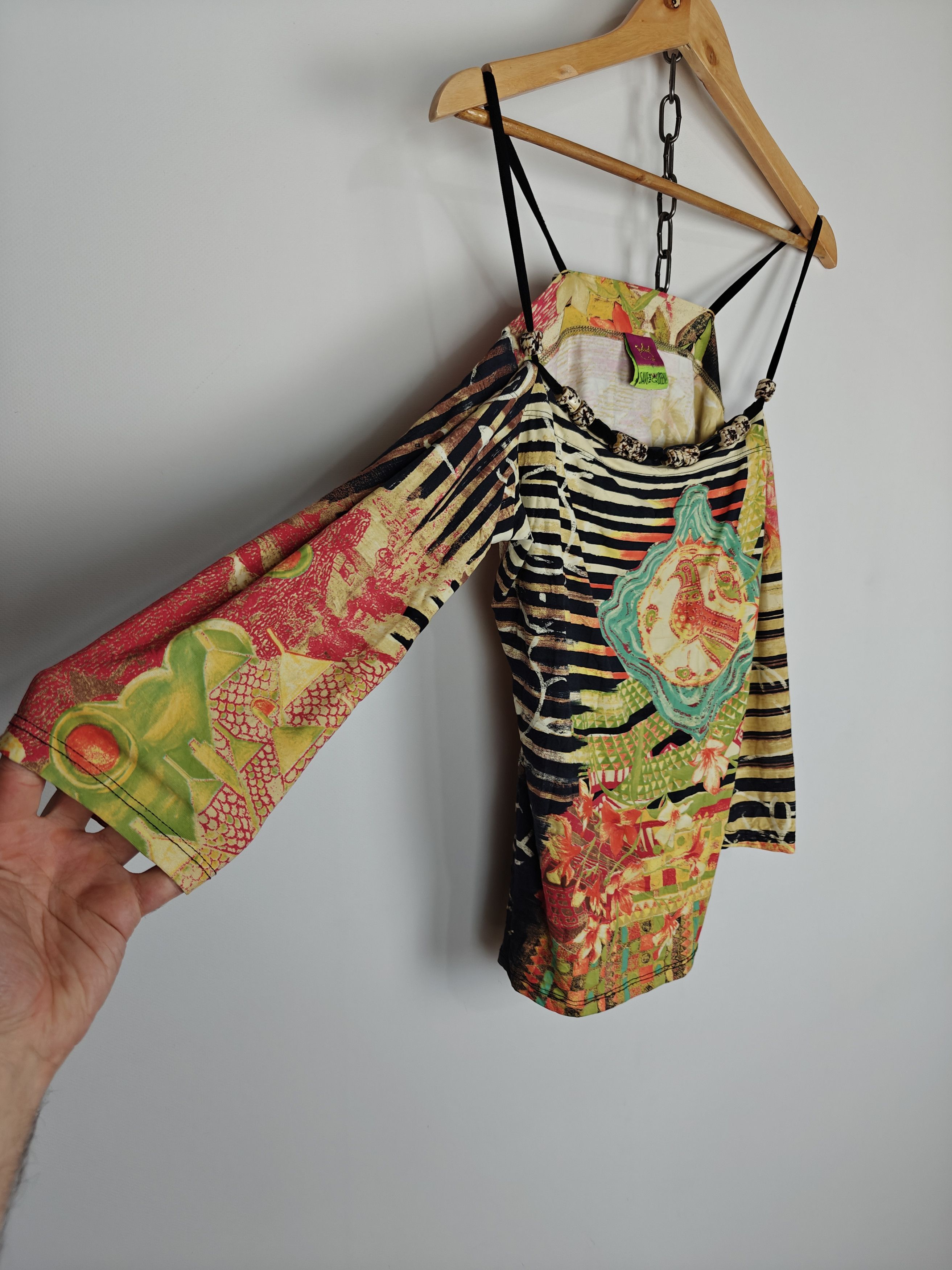 Other Save The Queen Multicolor Tunic Blouse size XL Size XL / US 12-14 / IT 48-50 - 4 Thumbnail