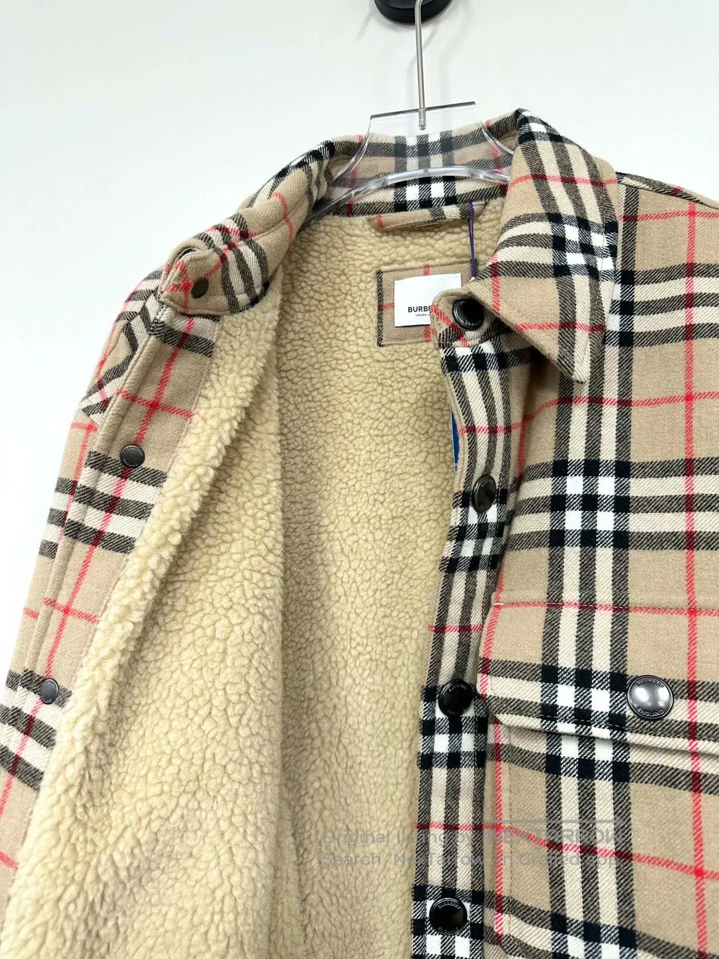 Burberry Burberry Classic Khaki Checkered Fleece Jacket| Size US M / EU 48-50 / 2 - 3 Thumbnail