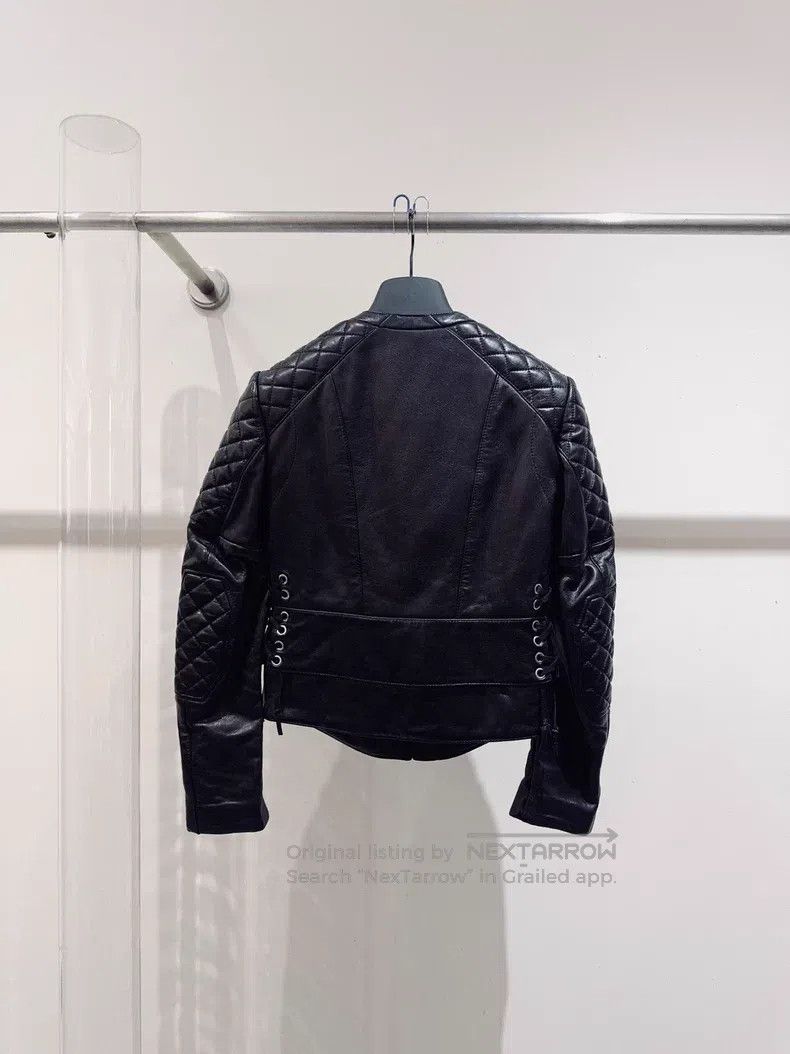 Balenciaga Balenciaga Motorcycle Leather Jacket Size XXS / US 00 / IT 34 - 2 Thumbnail