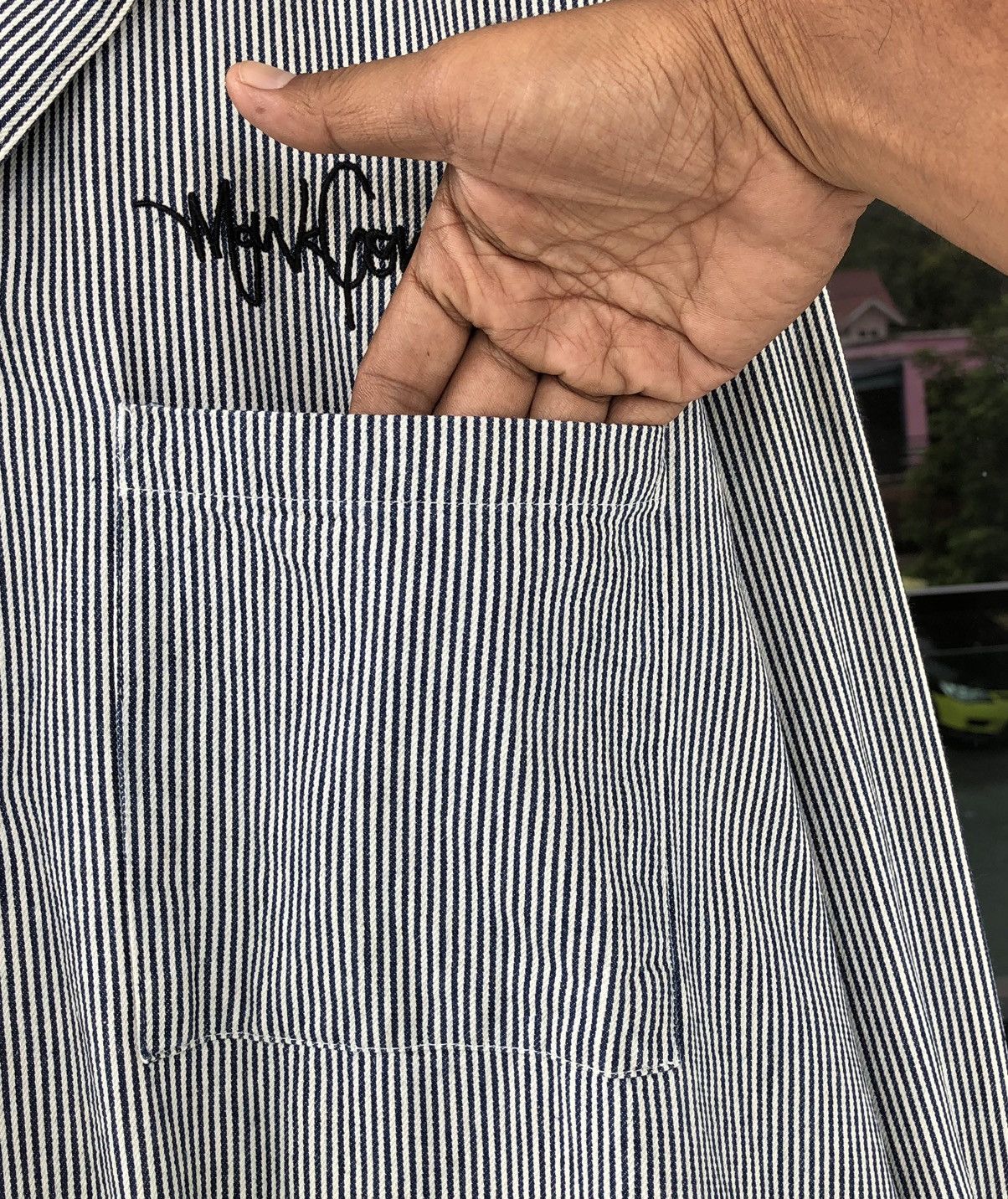 Japanese Brand Mark Gonzales Button Up Hickory Stripe Jacket Size US L / EU 52-54 / 3 - 5 Thumbnail