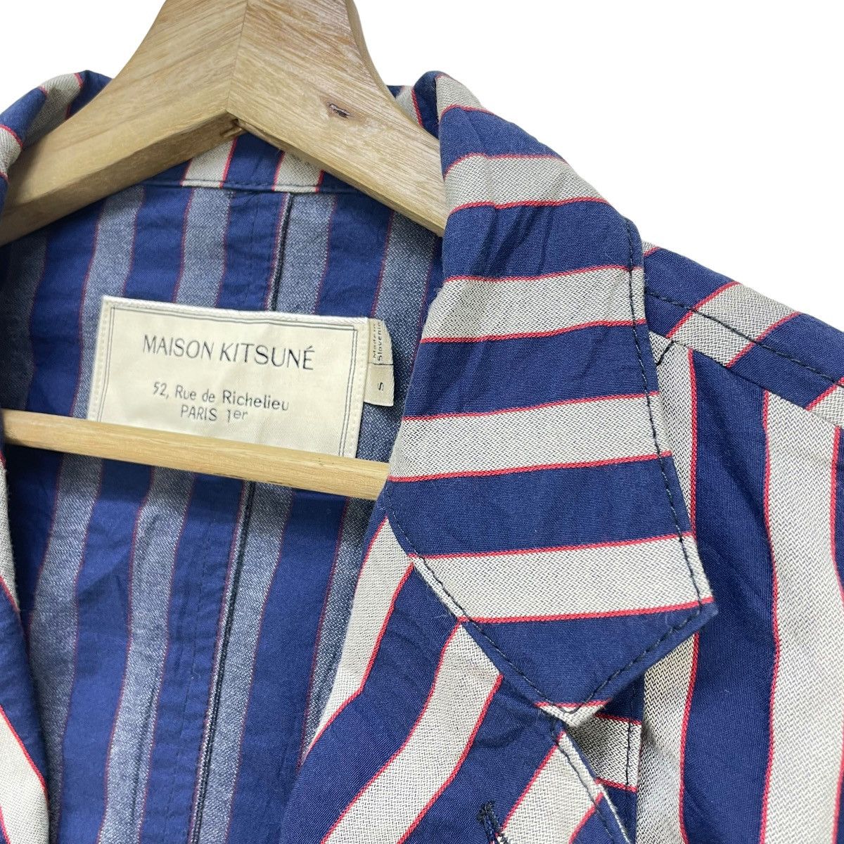 Maison Kitsune Maison Kitsune Stripe Style Worker Jacket Size US M / EU 48-50 / 2 - 5 Thumbnail