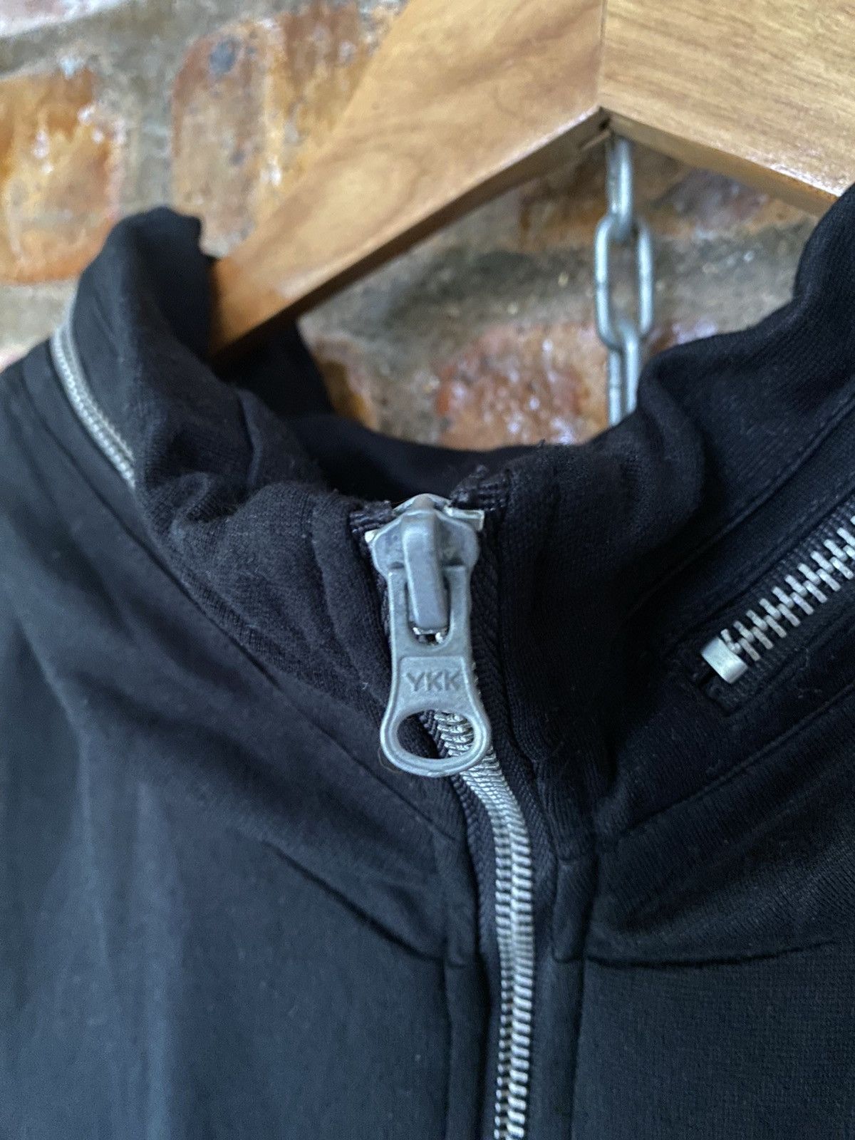 Japanese Brand Vtg Laucy Cool Japan Bondage zipper paneled hoodie Size US M / EU 48-50 / 2 - 6 Thumbnail