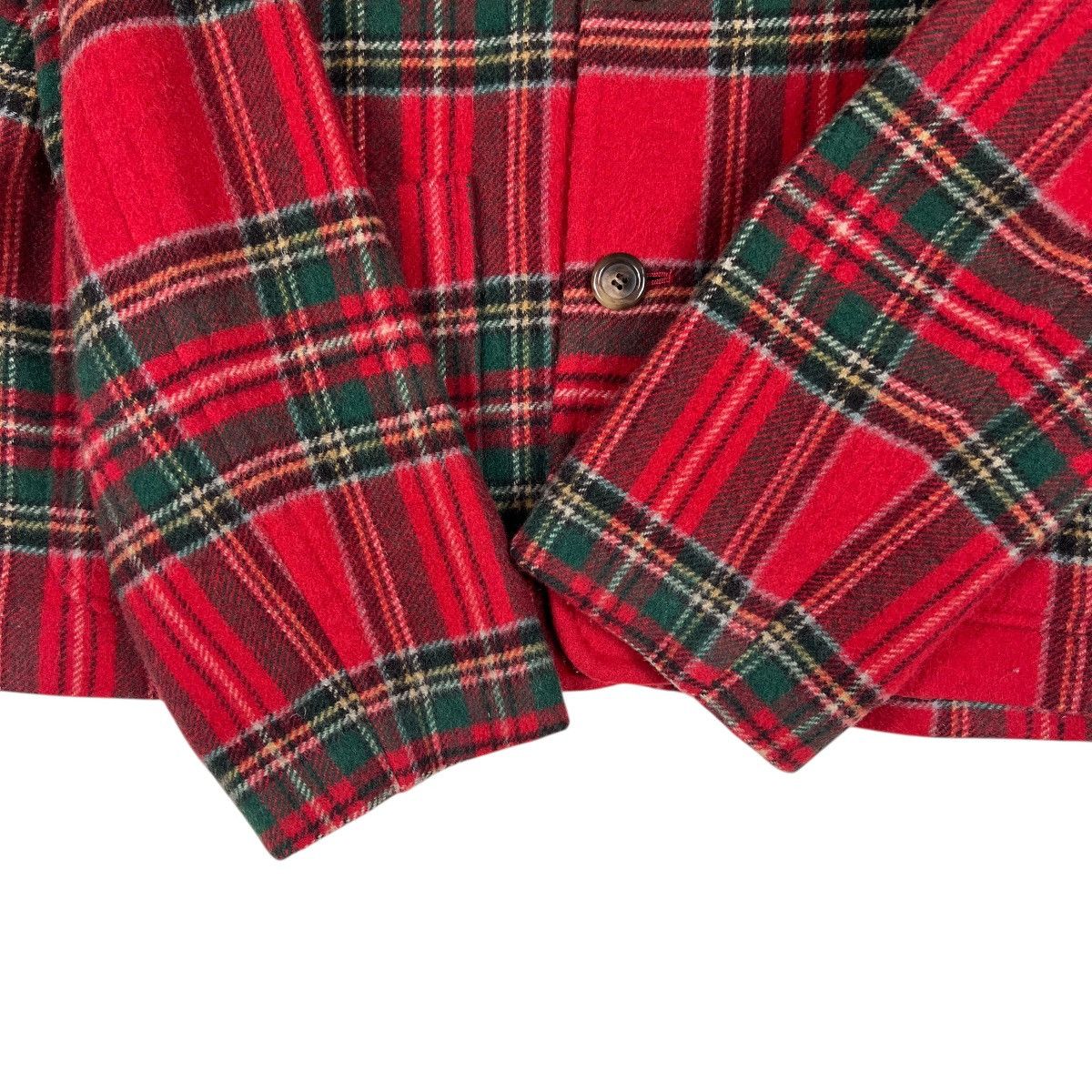 Hai Sporting Gear Hai Sporting Gear Tartan Wool Faux Fur Colar Crop Jacket Size US M / EU 48-50 / 2 - 9 Thumbnail