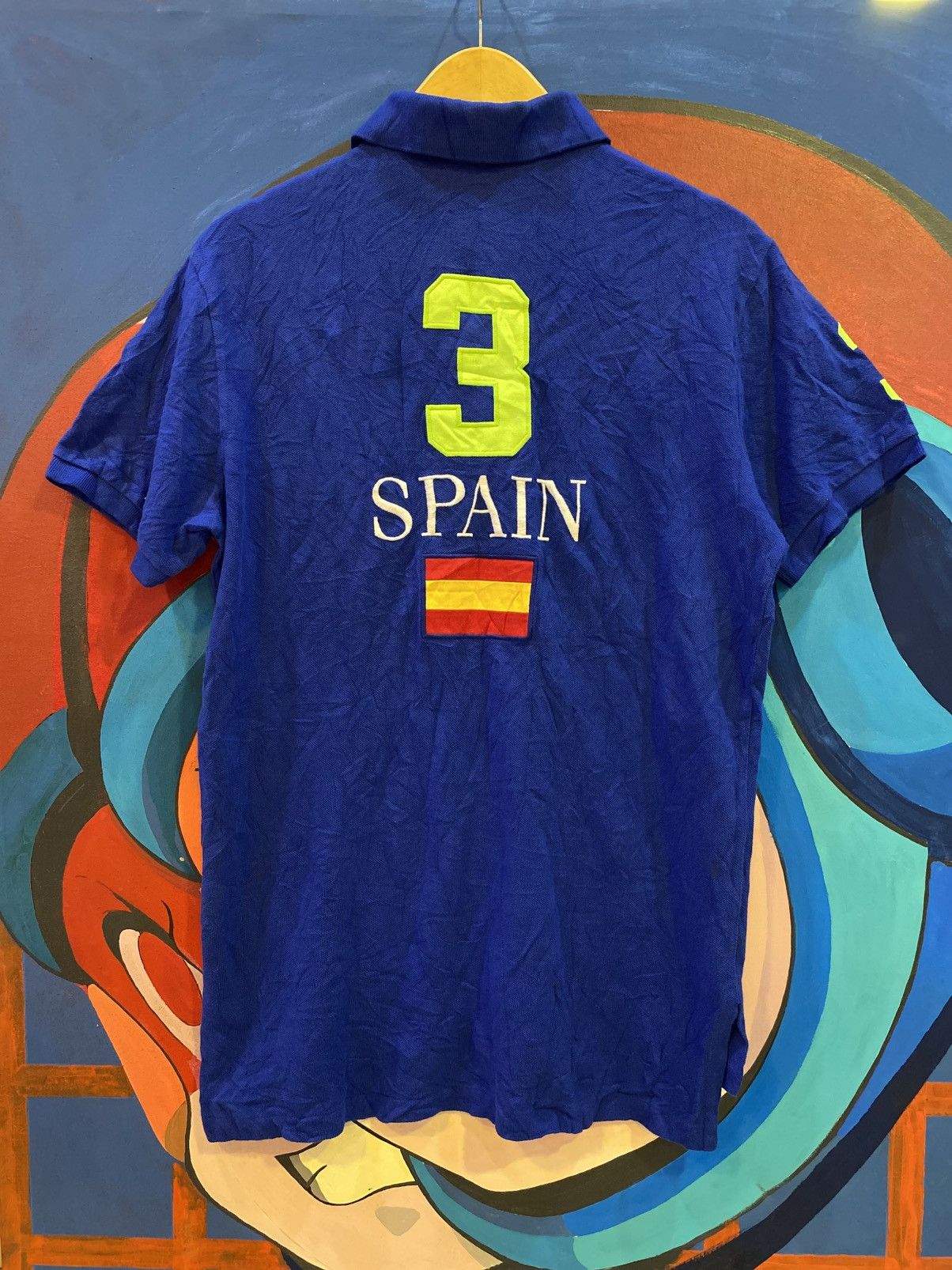 Polo Ralph Lauren Polo Ralph Lauren Shirt Blue Spain Big Pony Logo #3 Size US M / EU 48-50 / 2 - 2 Thumbnail
