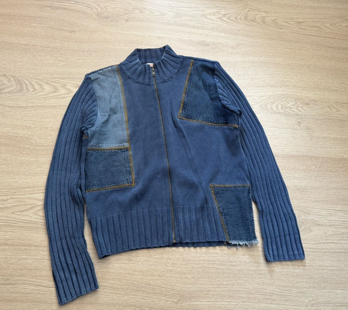 Vintage Vintage 00’s Gin Tonic y2k Japanese Knitted Full Zip Sweater Size M / US 6-8 / IT 42-44 - 1 Thumbnail