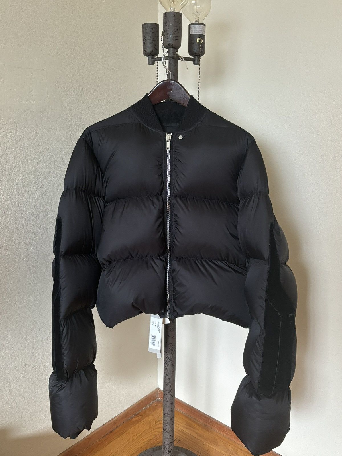※*※様 rick owens Larry remake クロップドジャケット Rick Owens ノーカラー クロップドライダージャケット