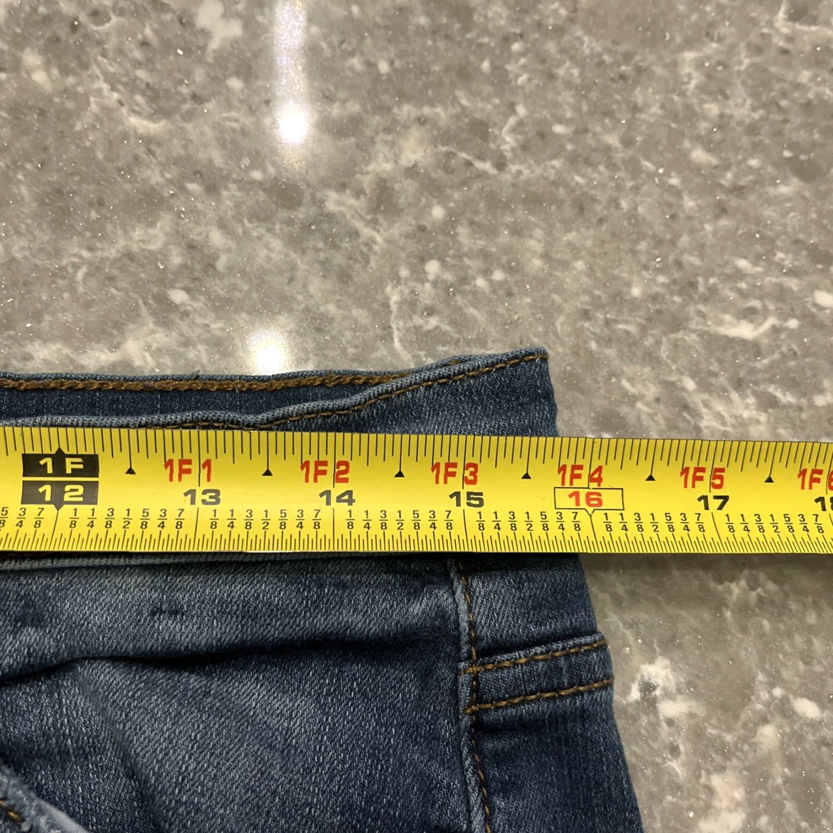 Denime Judy Blue Jeans Women's 9/29 Boyfriend Fit Denim 31x30 Blue Regular 5-Pocket Stretch Slimming Size 30" / US 8 / IT 44 - 4 Thumbnail