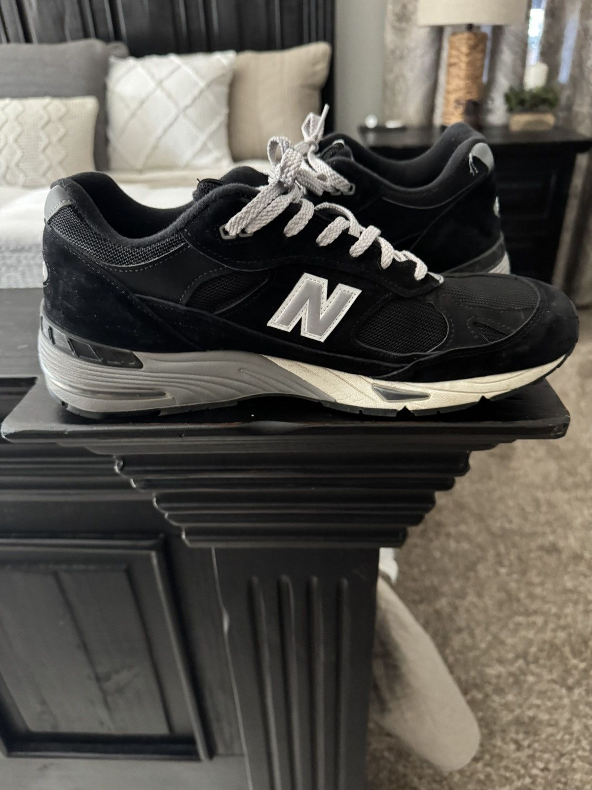New Balance MADE in UK 991v1 Shoes black and silver Size US 11 / EU 44 - 6 Thumbnail