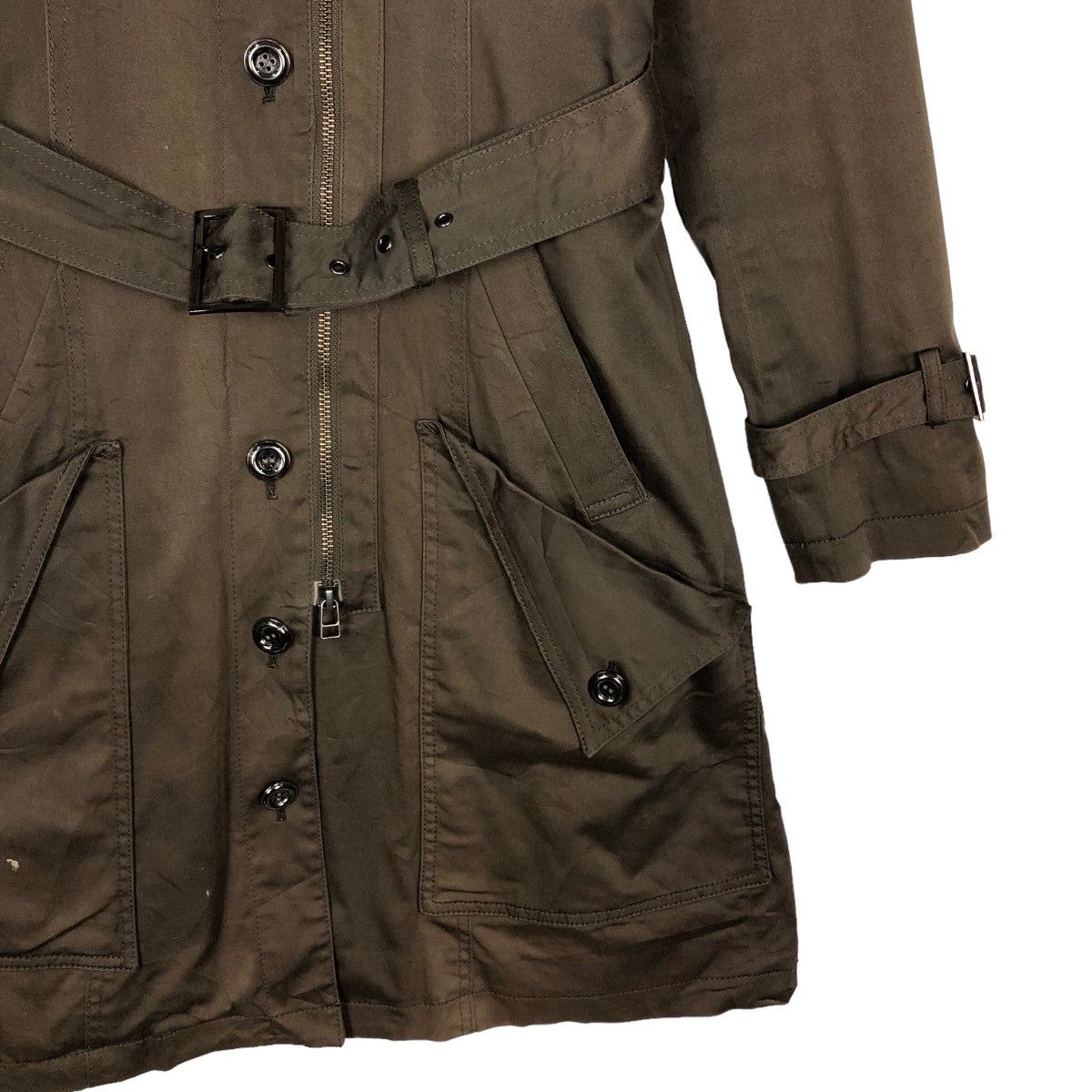 Japanese Brand 🔥Rare Bondage Parachute Biker Jacket Femme Tornado Mart Size M / US 6-8 / IT 42-44 - 4 Thumbnail