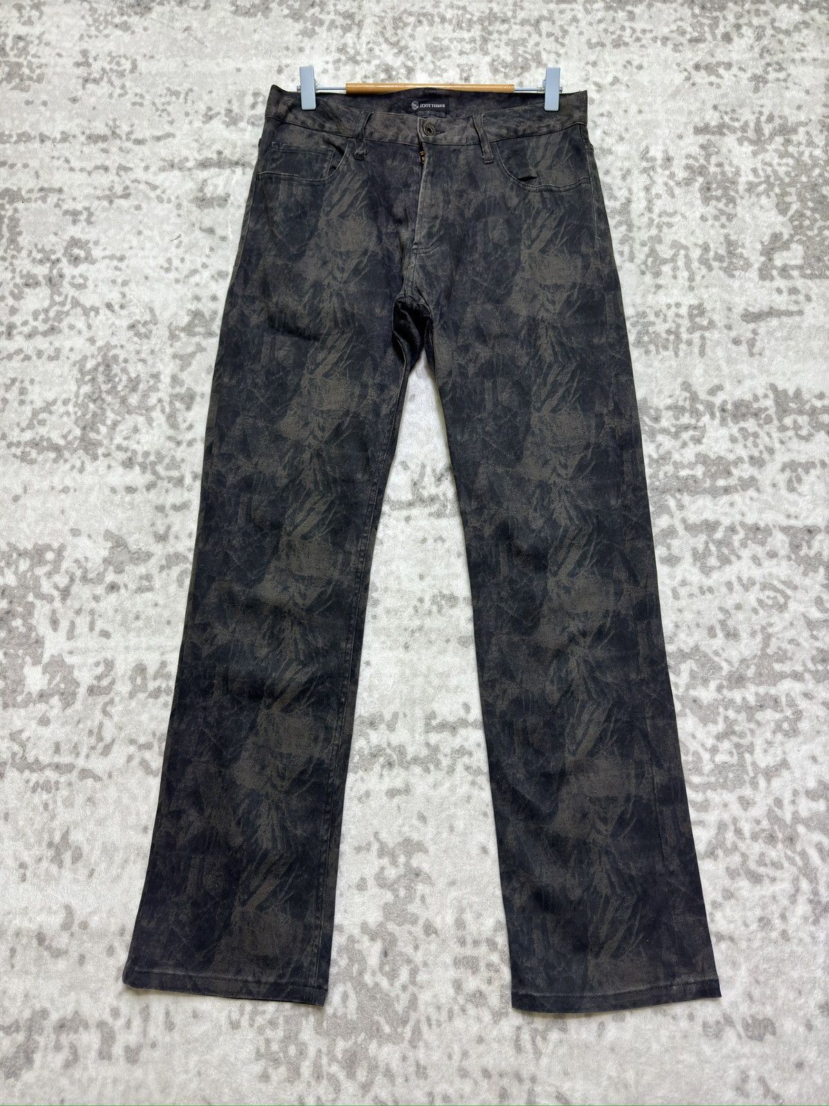 If Six Was Nine Y2K Smoke Graphic Root Three Avant-Street Style Size W30 Size US 30 / EU 46 - 1 Thumbnail
