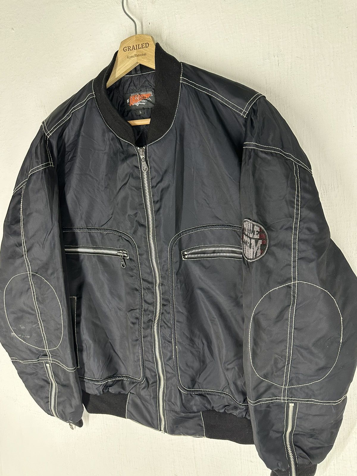J.Crew Jungle Storm Bikers Jacket Size US L / EU 52-54 / 3 - 3 Thumbnail