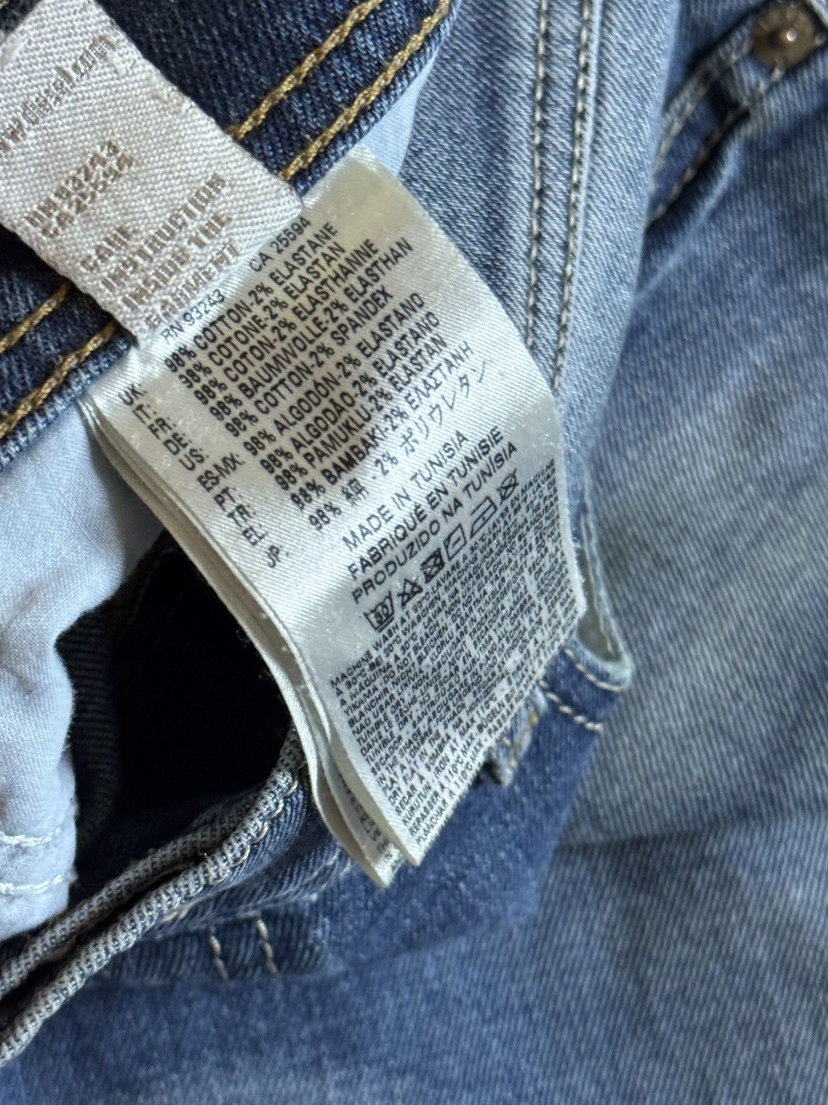 Diesel Diesel 32/32 tepphar slim carrot denim pants jeans trousers Size US 32 / EU 48 - 13 Thumbnail