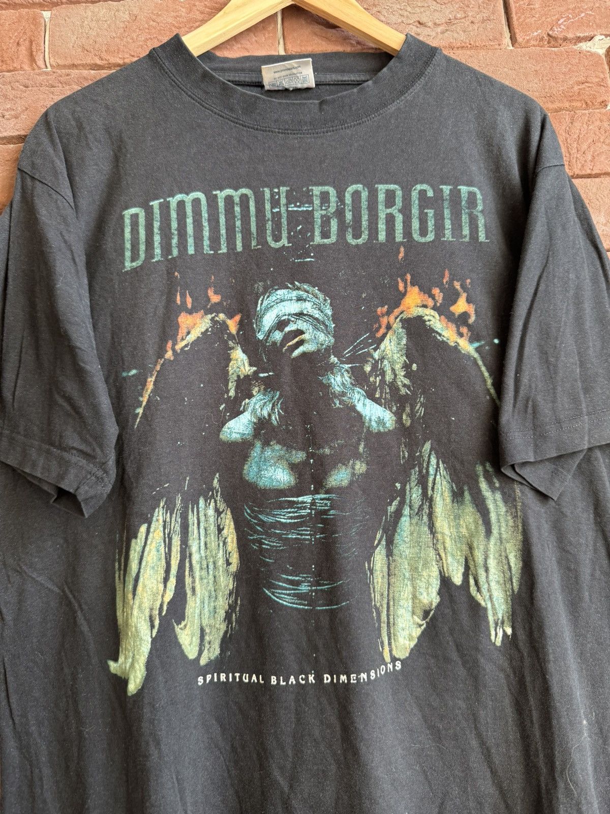 Band Tees Rare Vintage Dimmu Borgir 90s Metal Band T-Shirt Death Cult Size US L / EU 52-54 / 3 - 3 Thumbnail