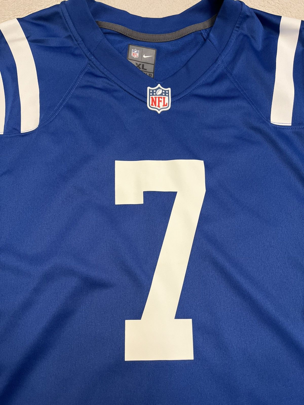 Nike Nike NFL On Field Indianapolis Colts Jacoby Brissett Jersey Size US XL / EU 56 / 4 - 2 Thumbnail