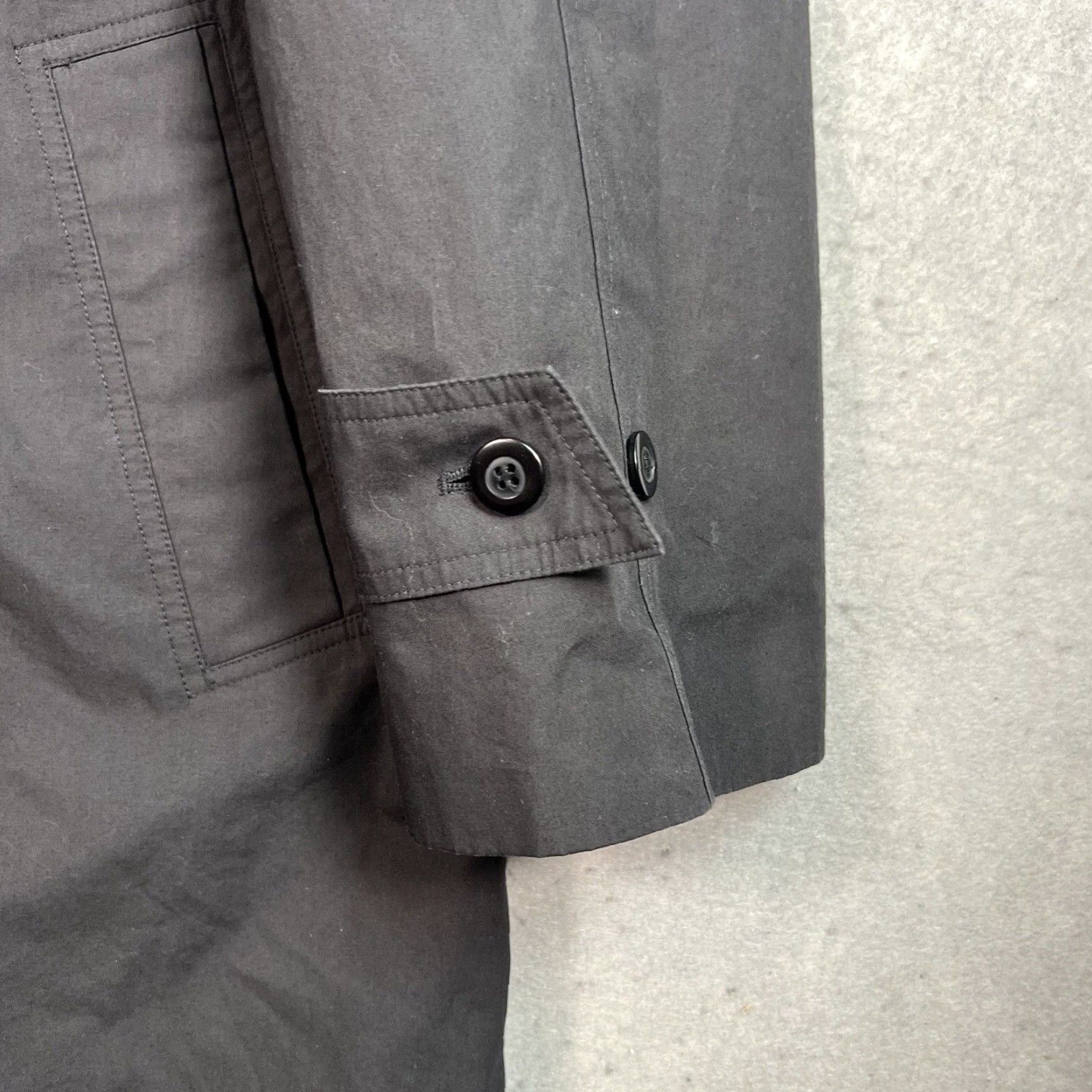 Chaps Vintage 90s Chaps Ralph Lauren Fleece Lined Rain Jacket Coat Womens 42L Black Size M / US 6-8 / IT 42-44 - 7 Thumbnail