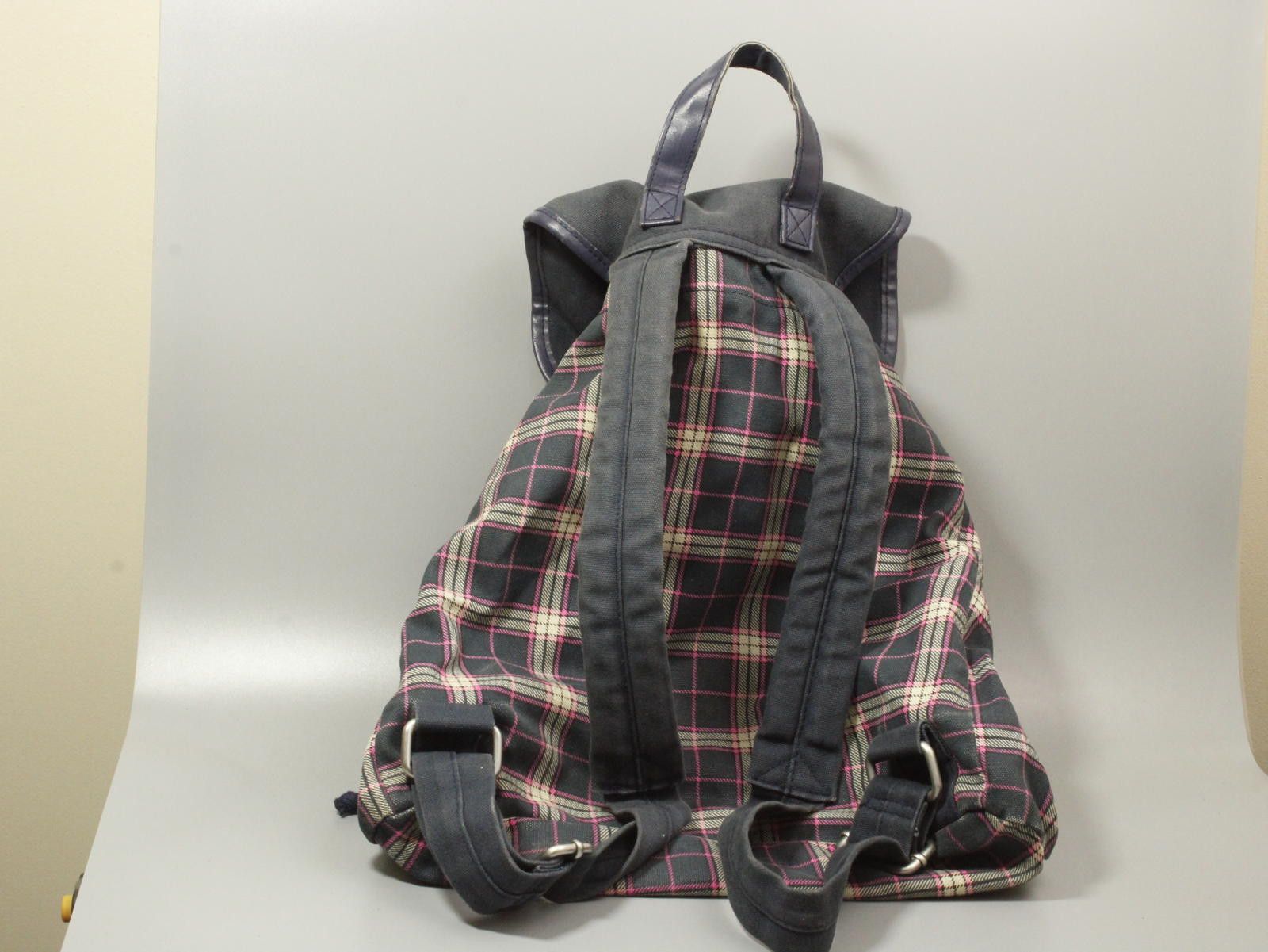 Jack Wills Jack Wills Plaid Backpack with Leather Trim Size ONE SIZE - 2 Thumbnail